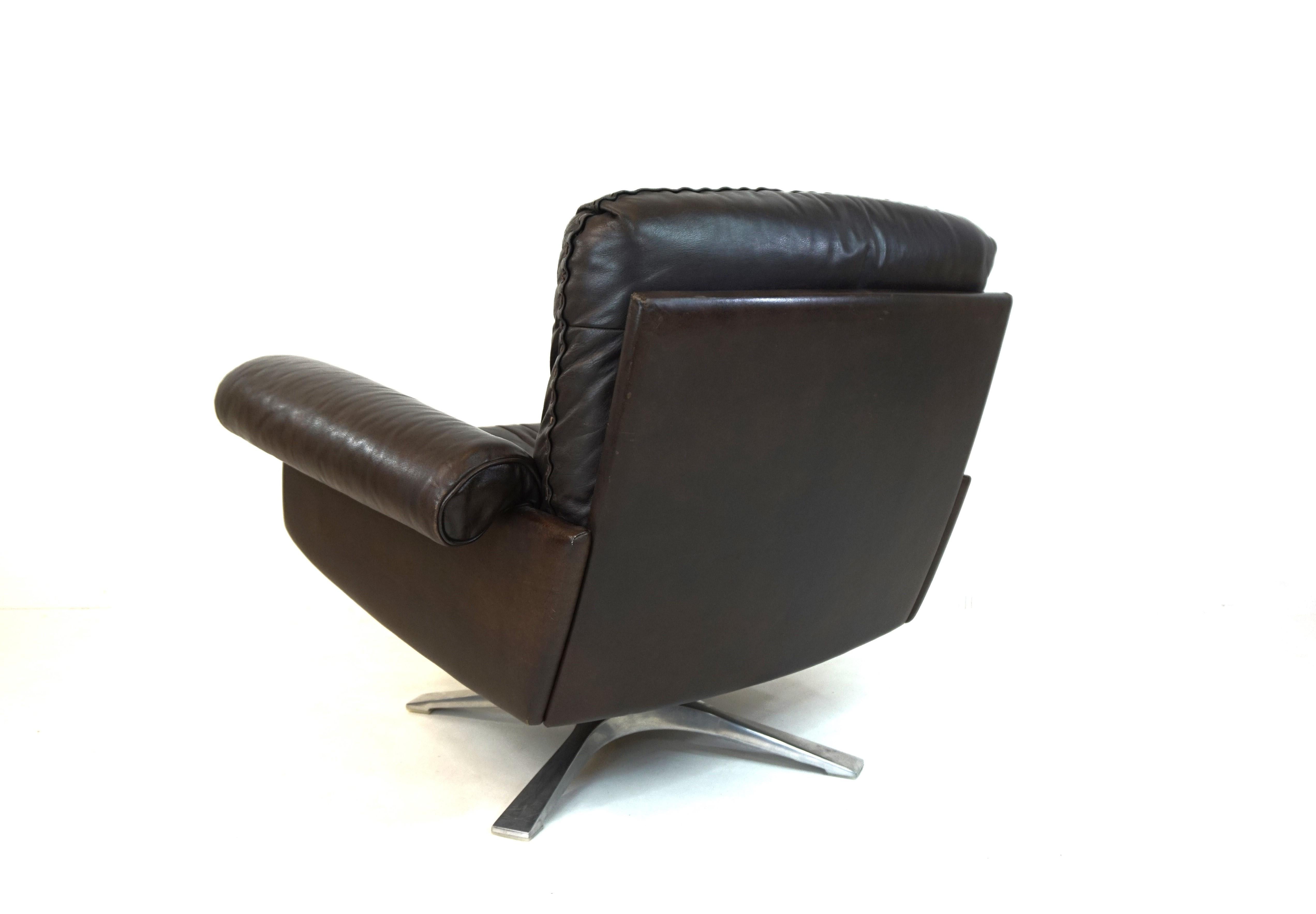 De Sede DS 31 leather lounge chair In Good Condition In Ludwigslust, DE