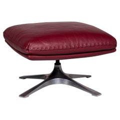 De Sede Ds 31 Leather Stool Red