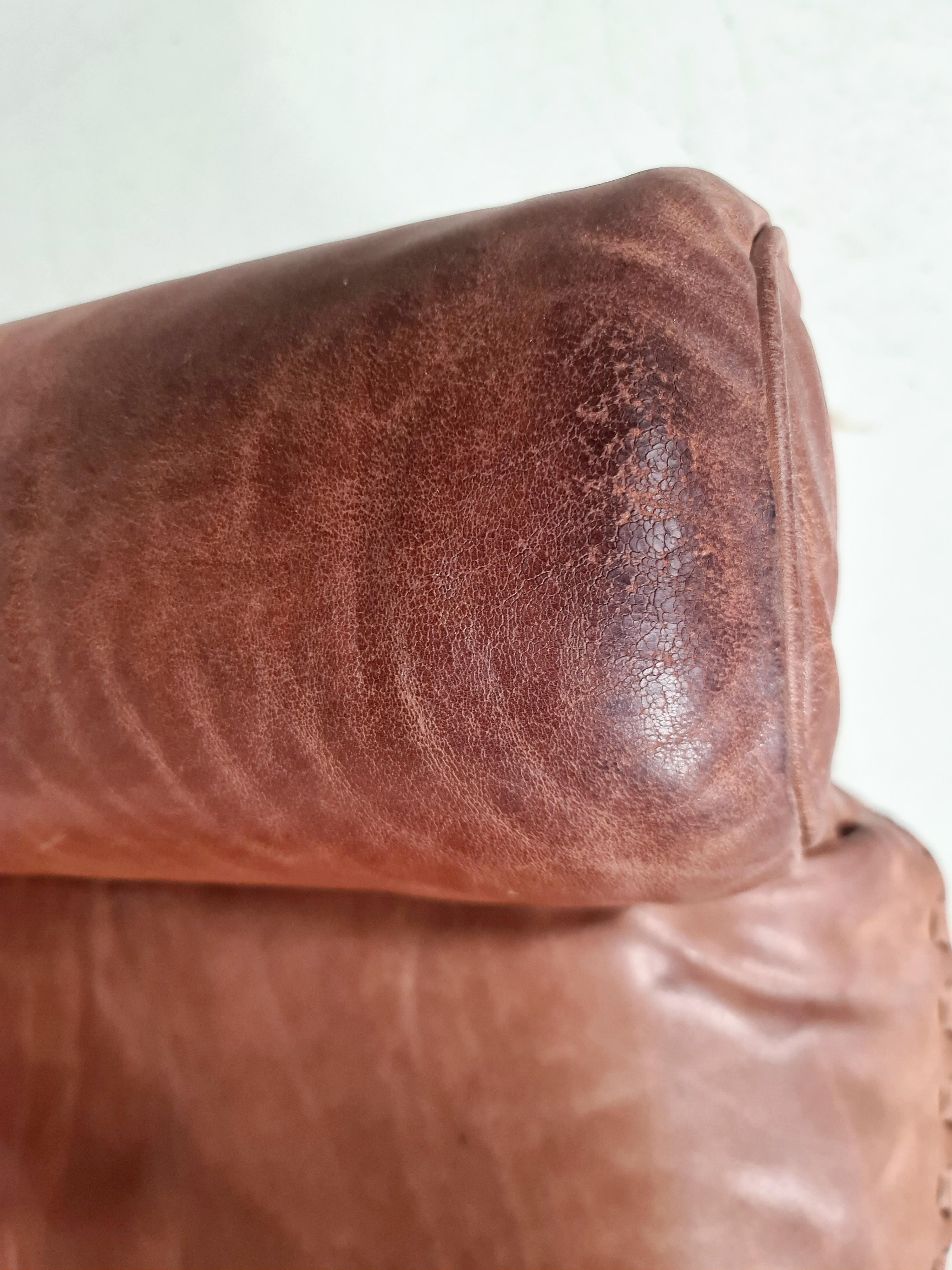 De Sede DS-31 Loungesessel aus hellbraunem Leder, 1970er Jahre 3