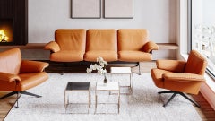 De Sede DS-31 Sofa in off-white Leather Upholstery by Antonella Scarpitta