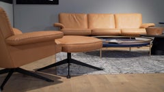 De Sede DS-31 Hocker aus Teakholz mit Teakholzpolsterung von Antonella Scarpitta