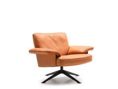 De Sede DS-31 Armchair in Teak Leather Upholstery by Antonella Scarpitta