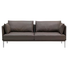 De Sede DS-333 Großes Zweisitzer-Sofa aus Schiefer-Leder von De Sede Design Team