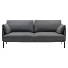 De Sede DS-333 Small Two-Seat Sofa in Grey Upholstery by De Sede Design Team