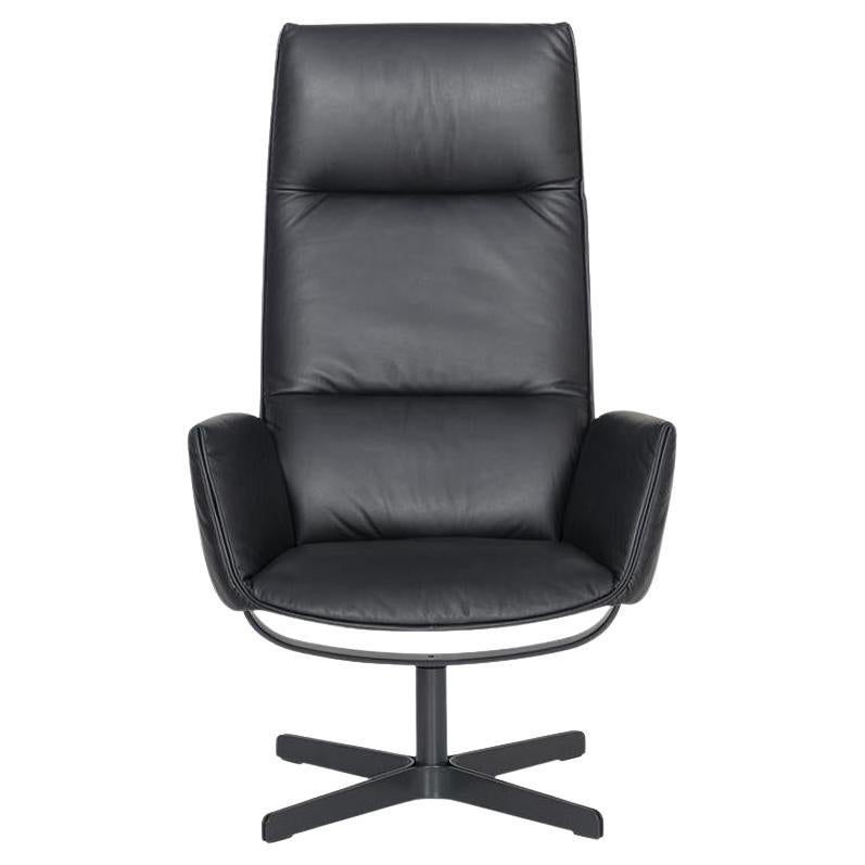 De Sede DS-344 Sessel aus schwarzem Leder von De Sede Design Team