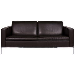 De Sede DS 4 Leather Sofa Brown Two-Seat Couch