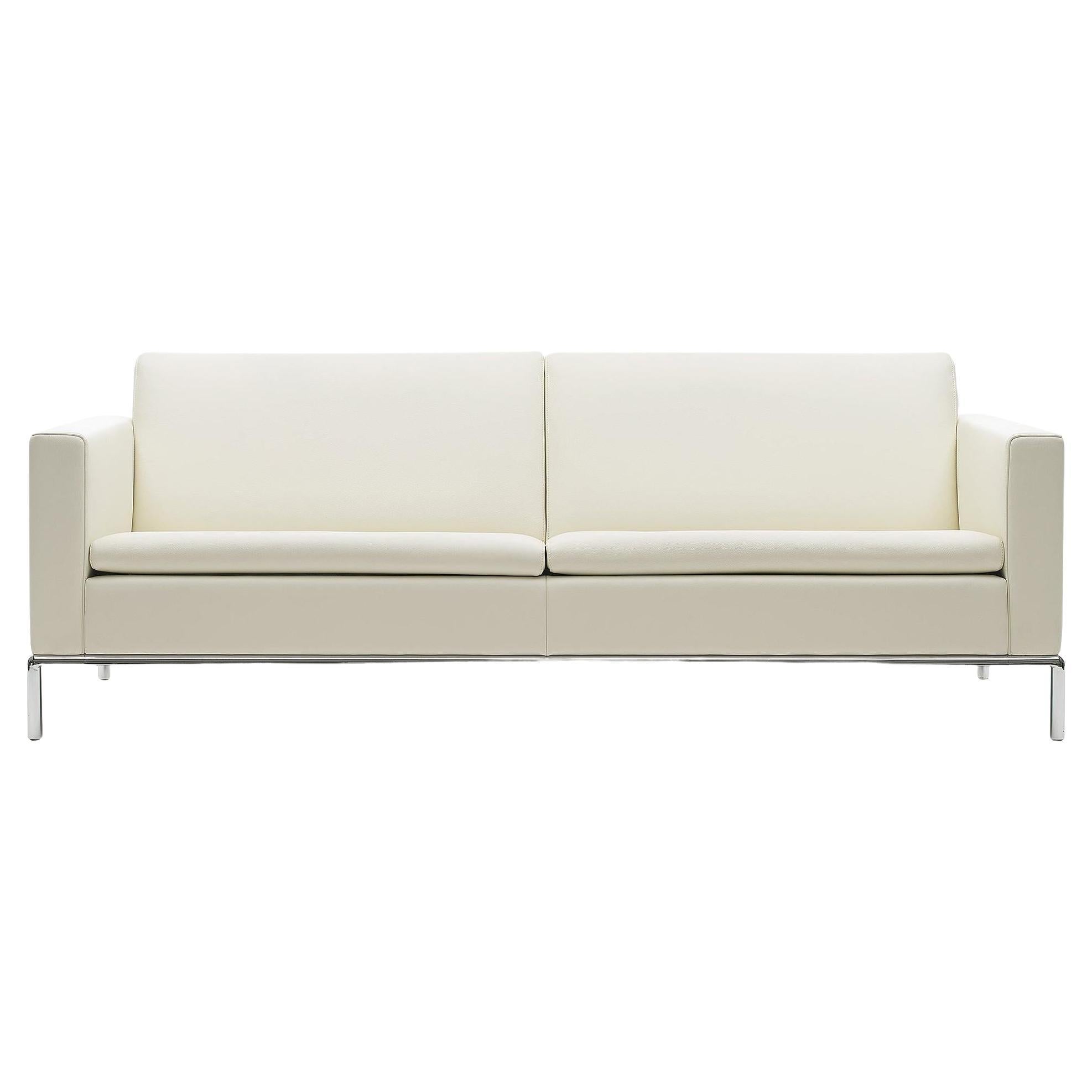 De Sede DS-4 Three-Seat Sofa in Snow Upholstery by Antonella Scarpitta