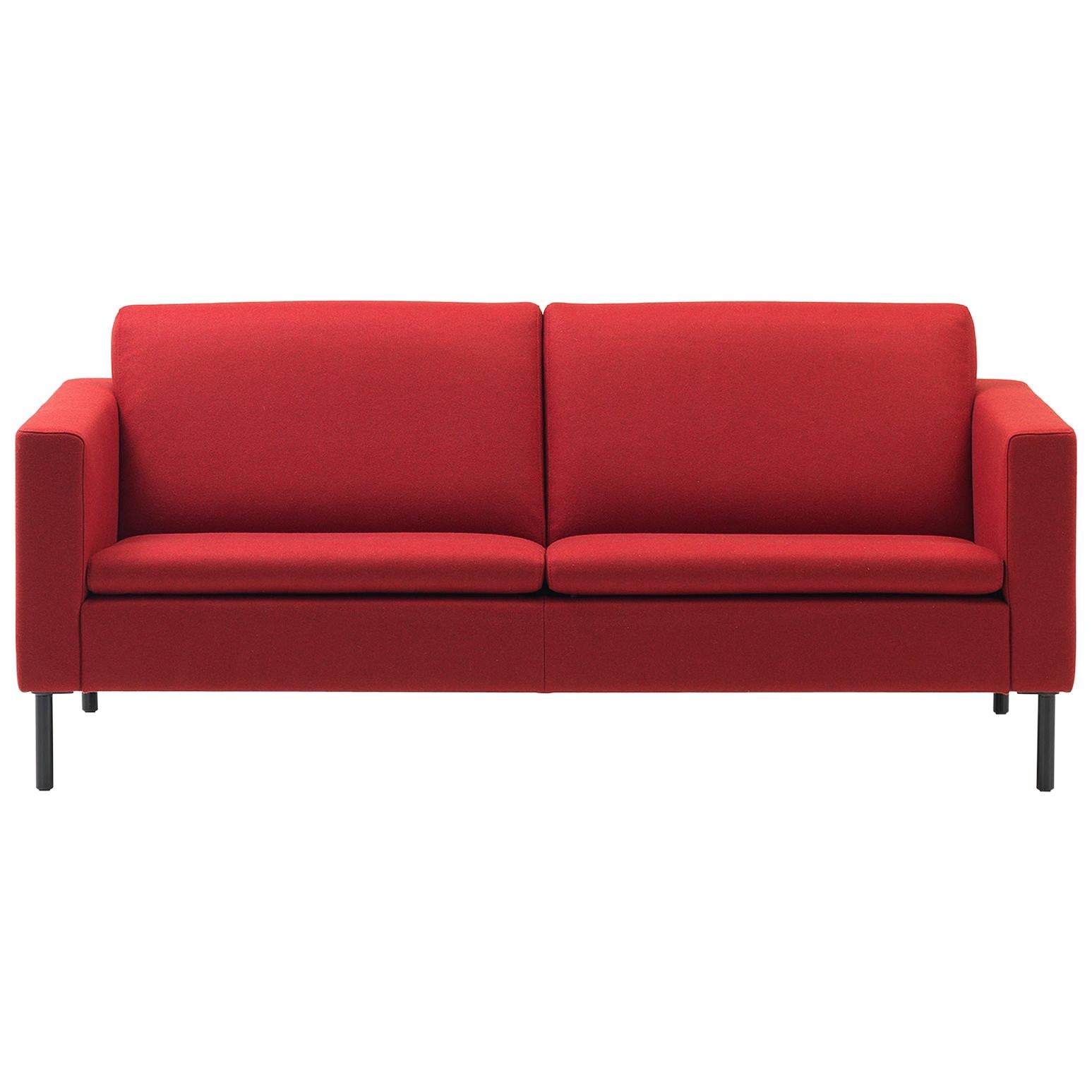 De Sede DS-4 Two-Seat Sofa in Red Upholstery by Antonella Scarpitta