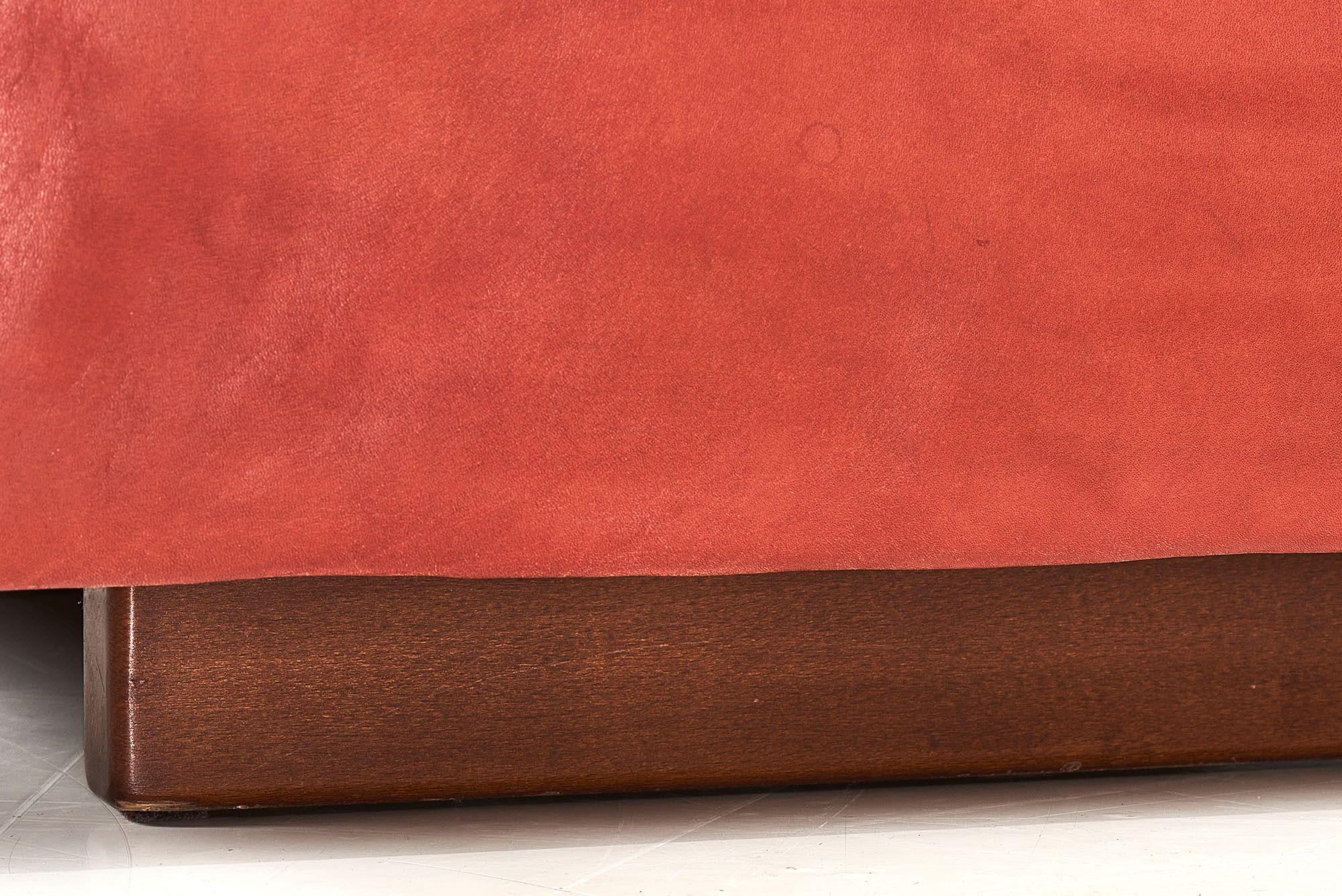 De Sede DS-40 Red Leather Sofa, 1970 8