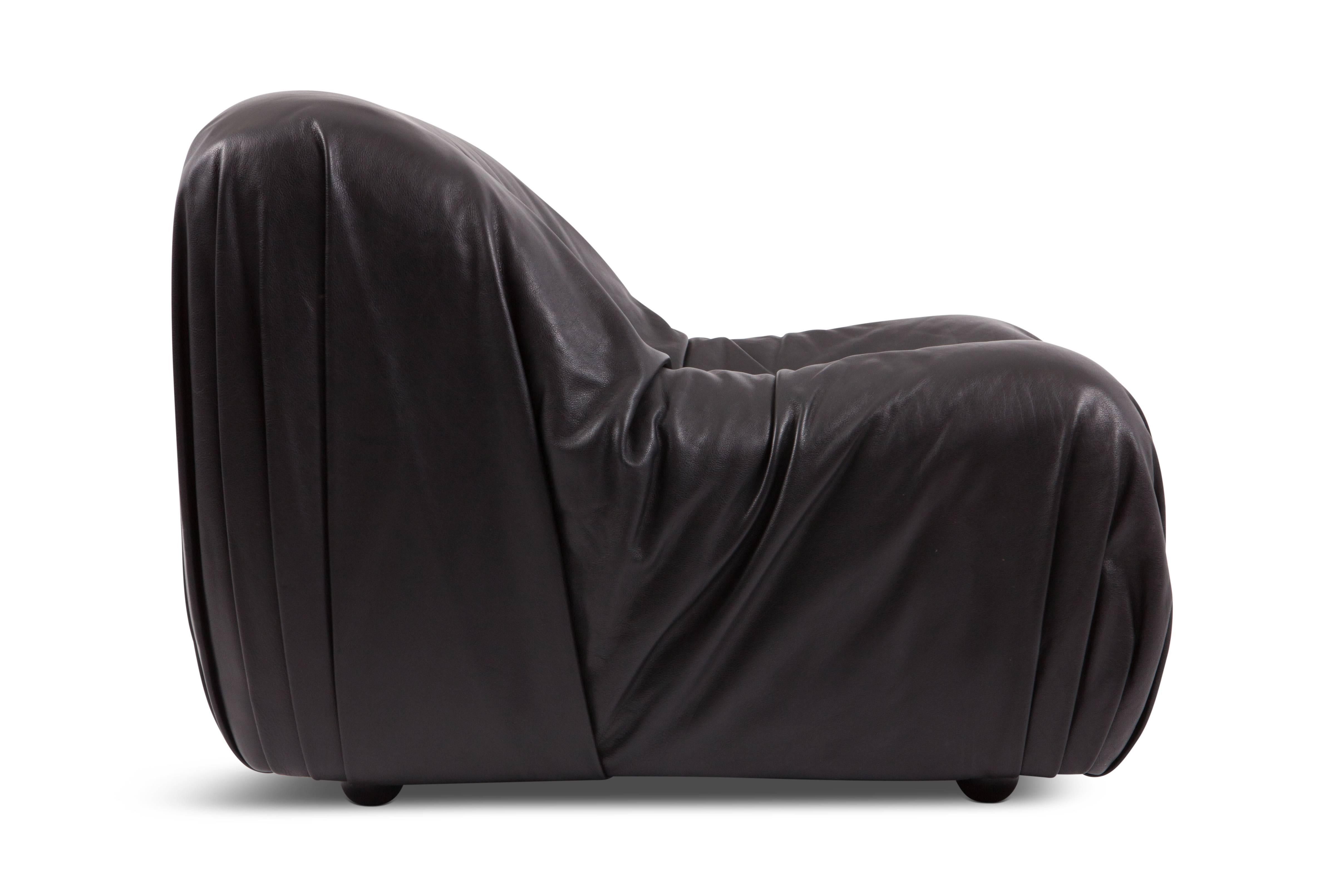De Sede DS 41 Lounge Chair in High Quality Black Leather 4