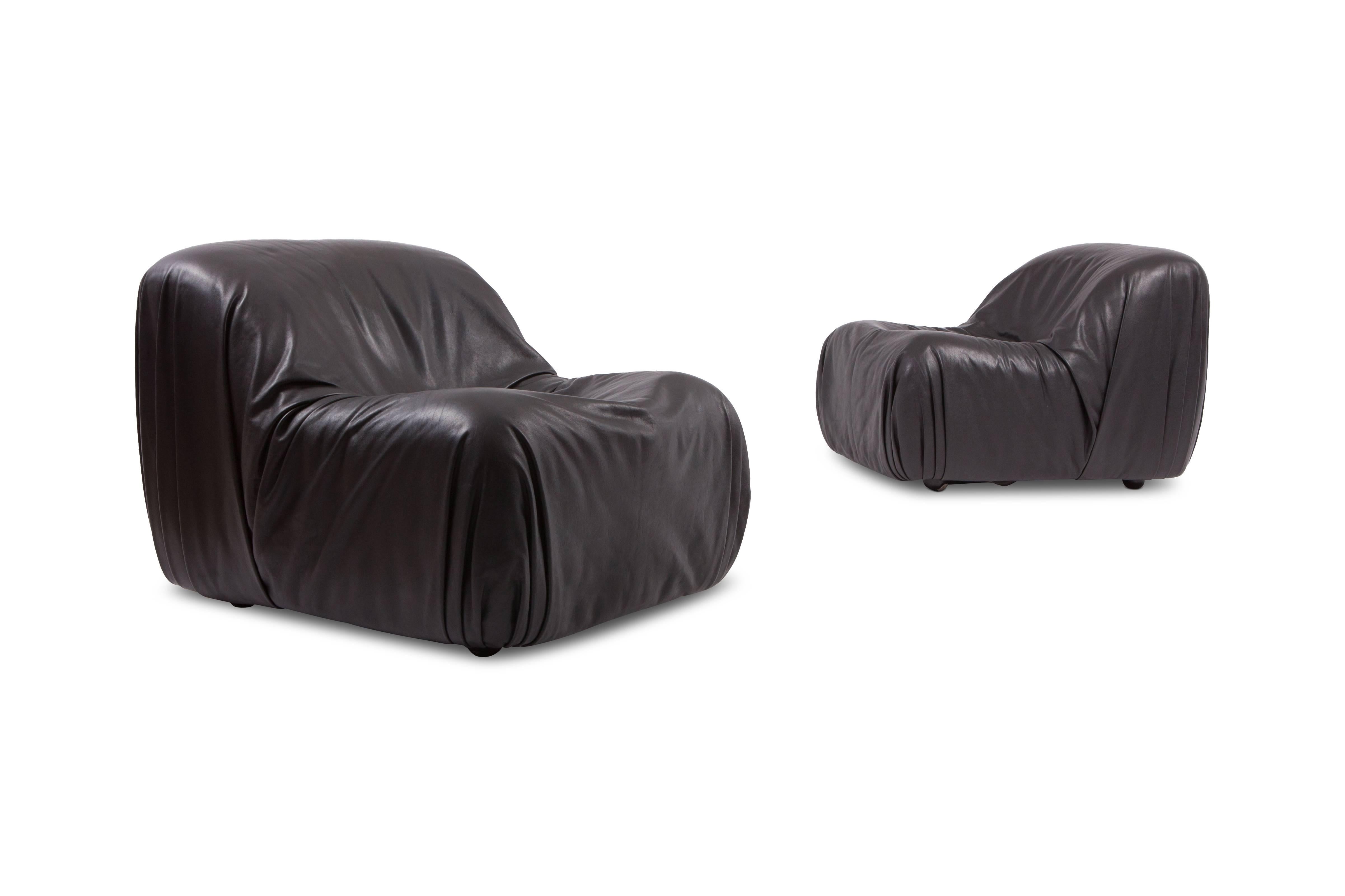 De Sede DS 41 Lounge Chair in High Quality Black Leather In Excellent Condition In Antwerp, BE