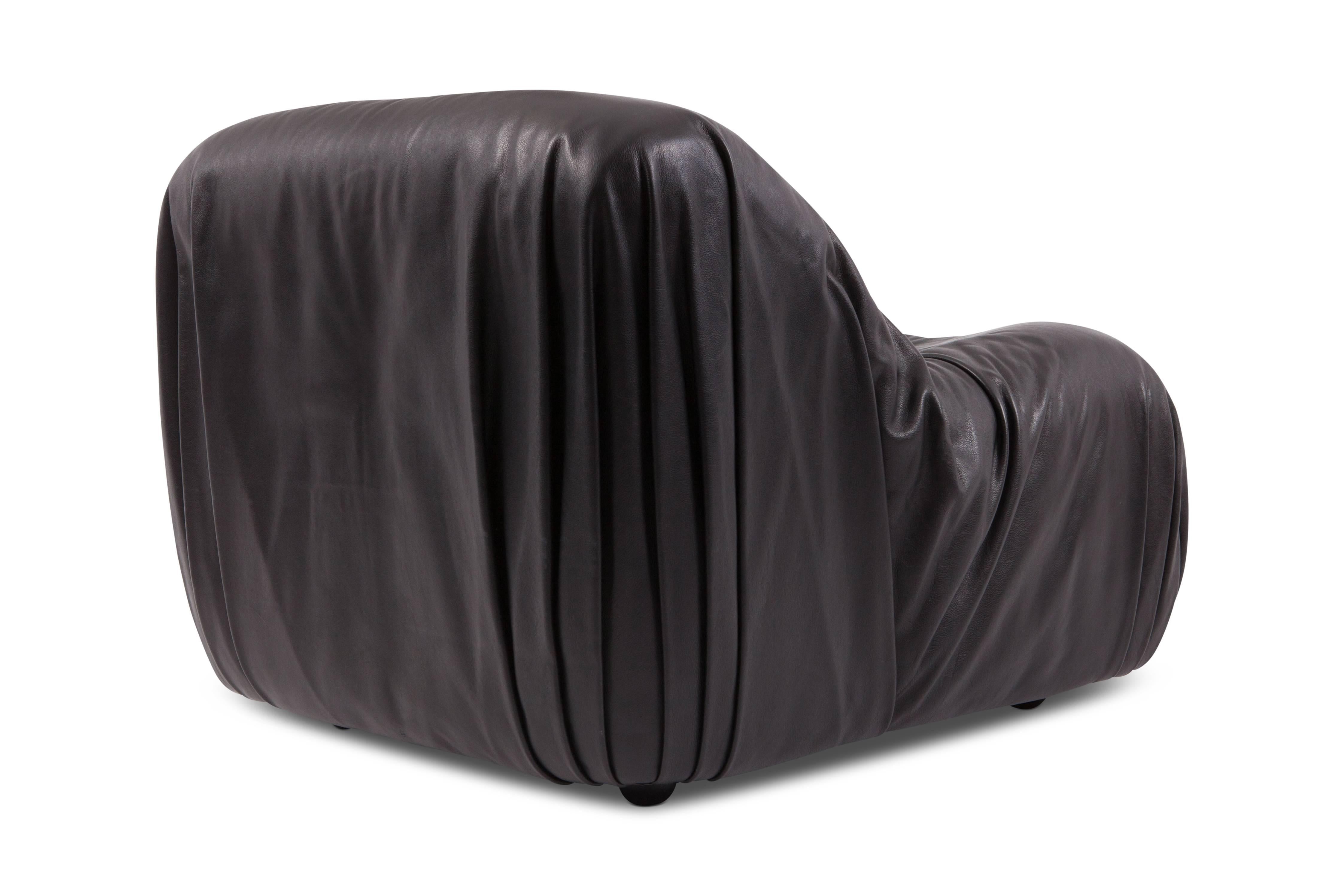 De Sede DS 41 Lounge Chair in High Quality Black Leather 2