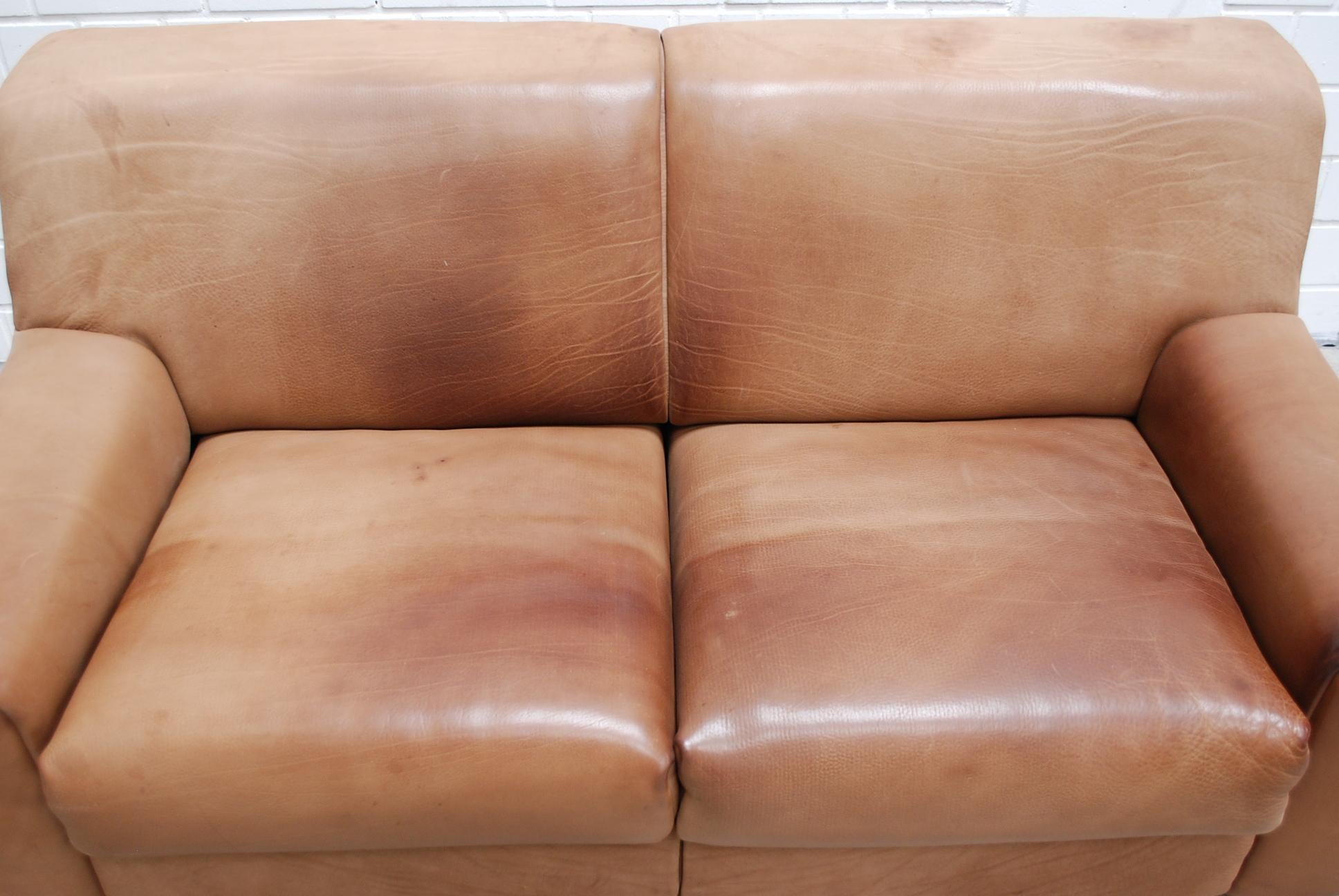 Swiss De Sede Ds 42 Neck Leather Sofa