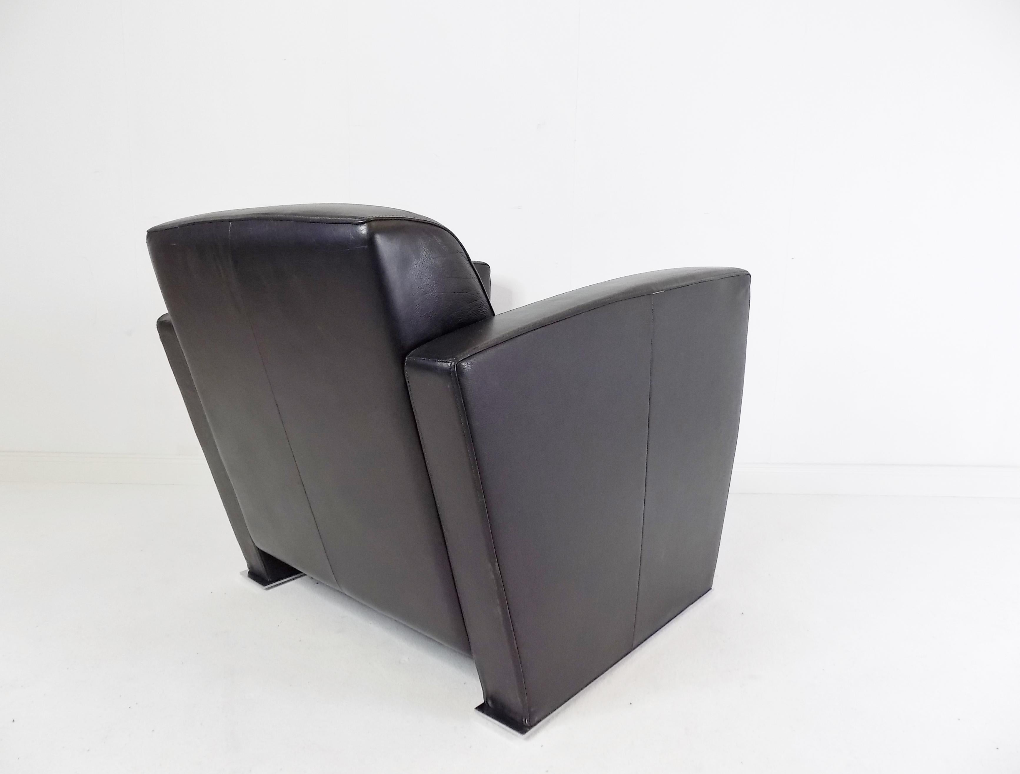De Sede DS 420 leather armchair by Jean-Pierre Dovat 3