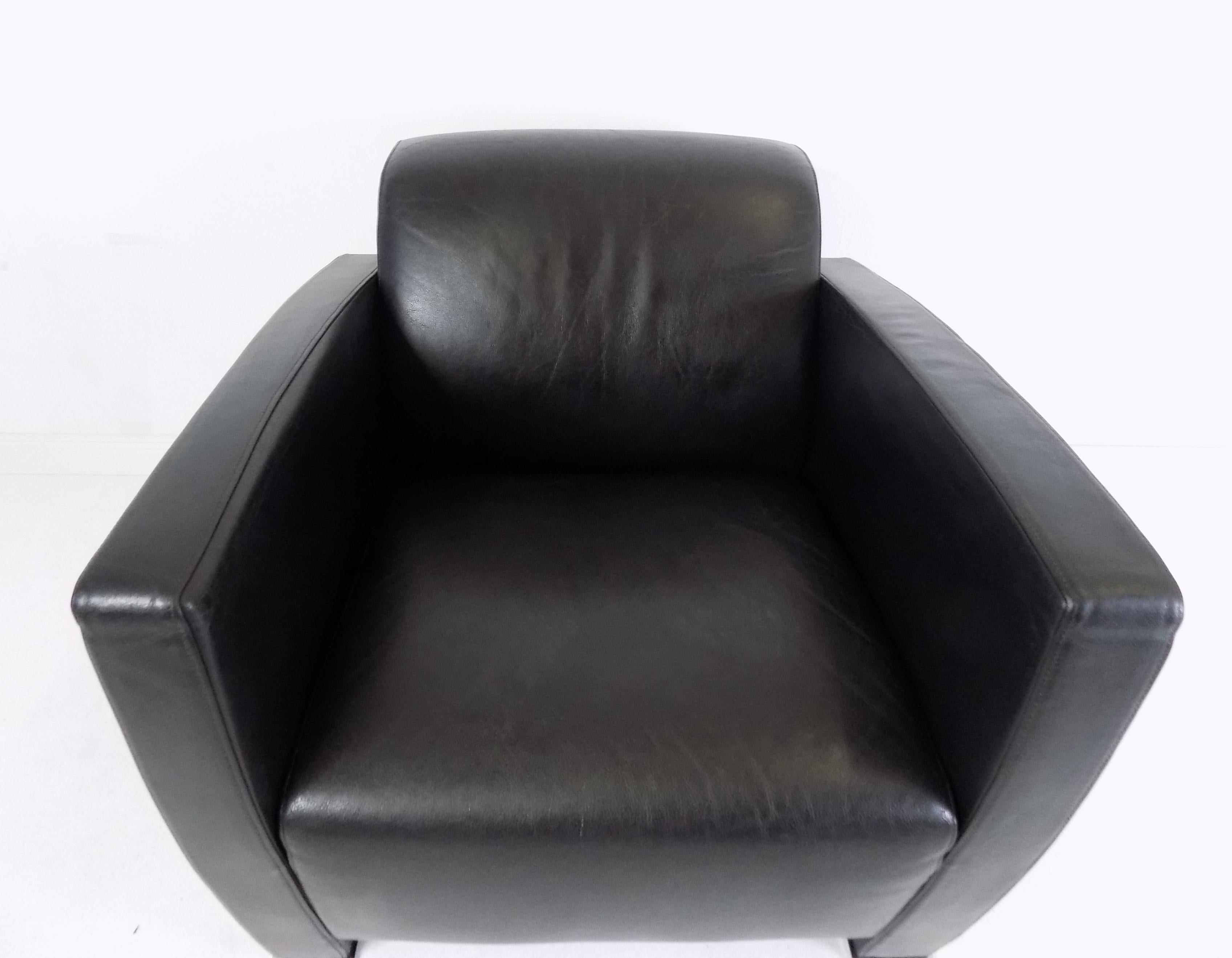 De Sede DS 420 leather armchair by Jean-Pierre Dovat 5