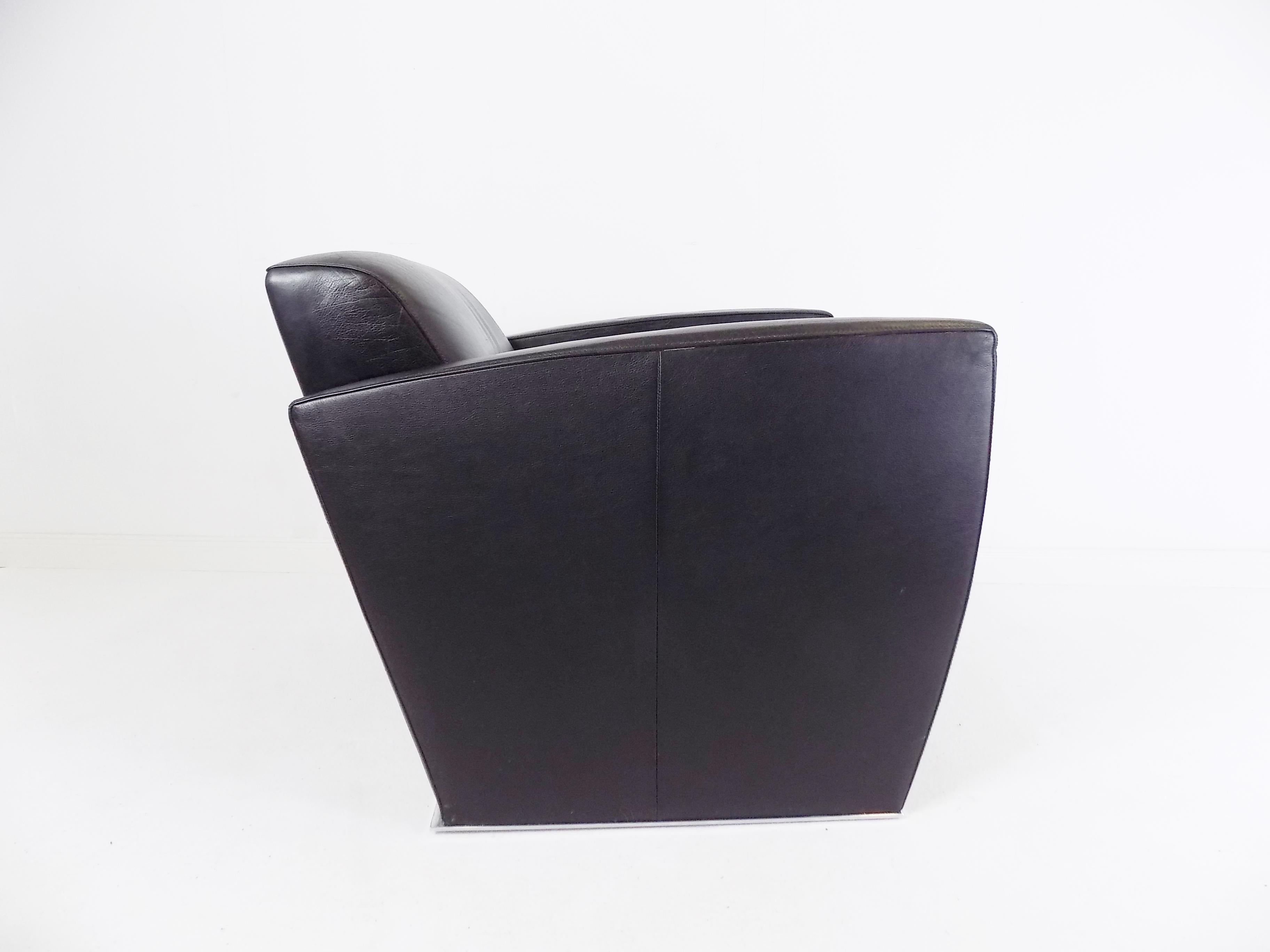 De Sede DS 420 leather armchair by Jean-Pierre Dovat 7