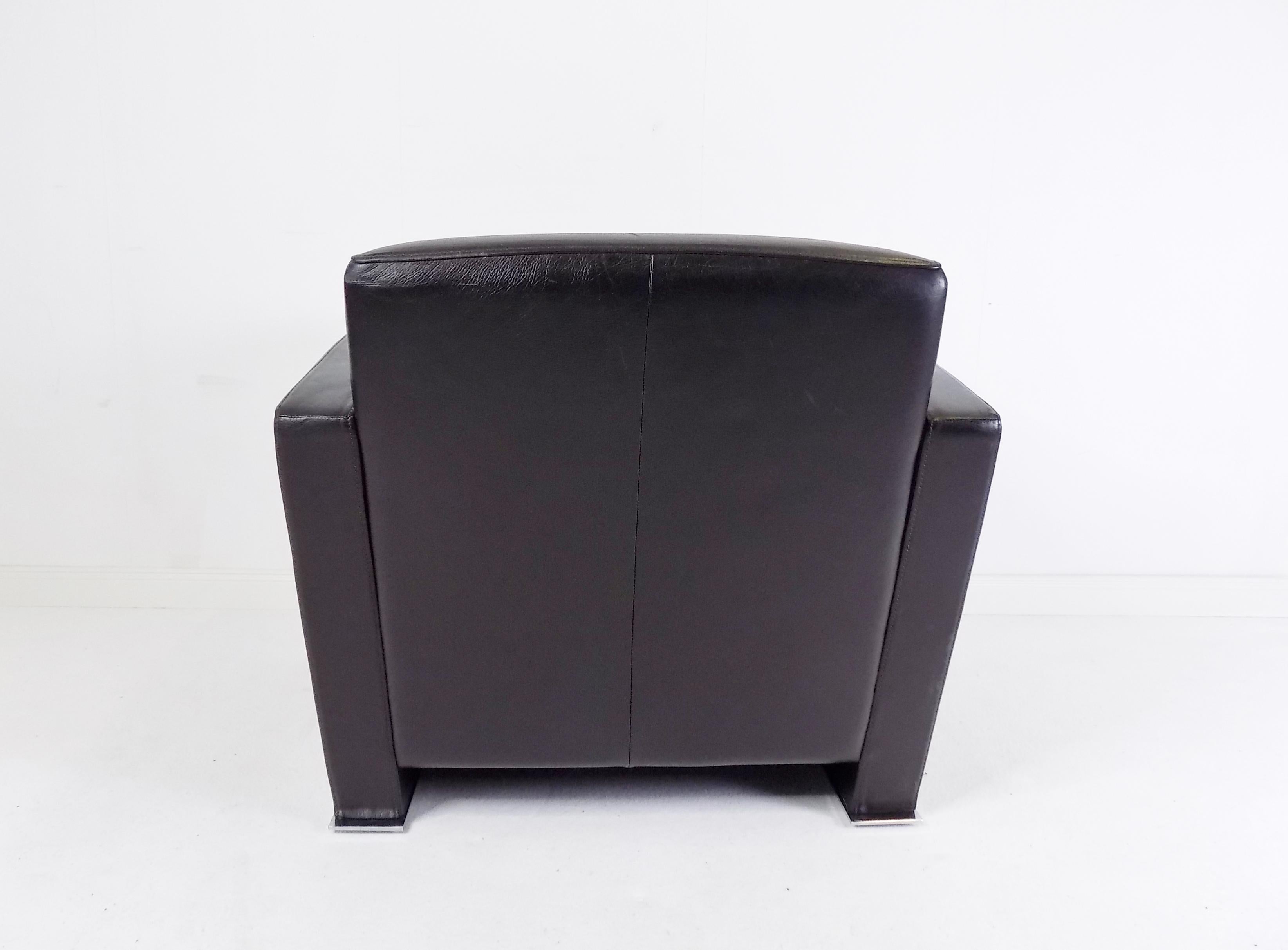 De Sede DS 420 leather armchair by Jean-Pierre Dovat 2