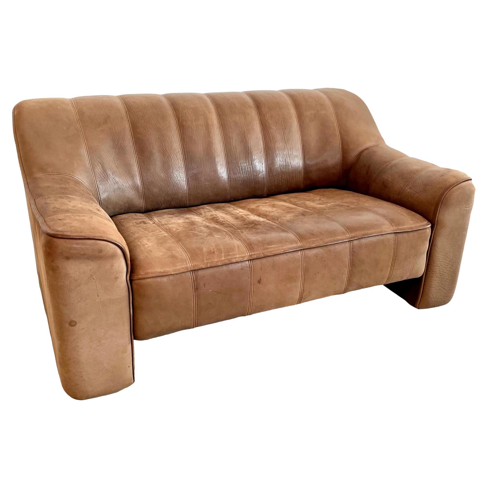 De Sede DS 44 Sofa in Buffalo Leather, 1980s Switzerland