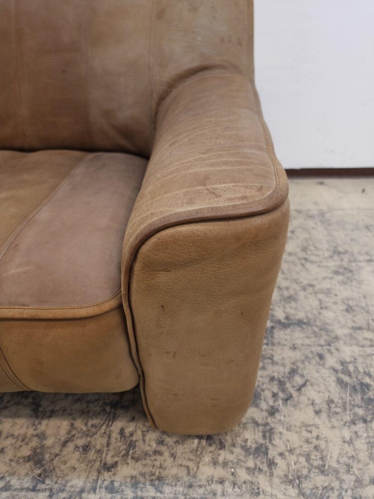 De Sede ds 44 Zweisitzer #2 Designersofa Echtledersofa sofá WK Wohnen Moderno en venta