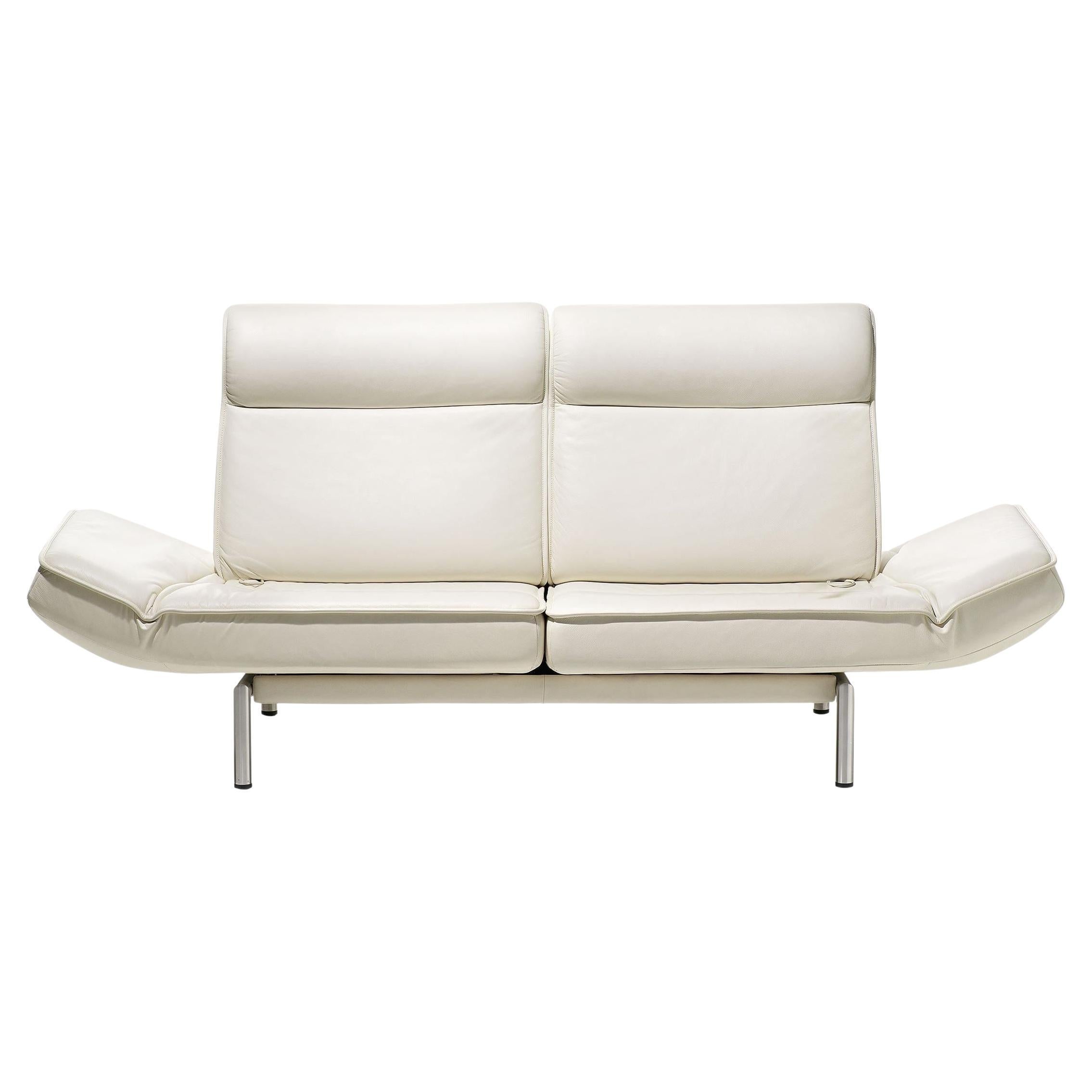 De Sede DS-450/02 Sofa in Off-White Upholstery by Thomas Althaus