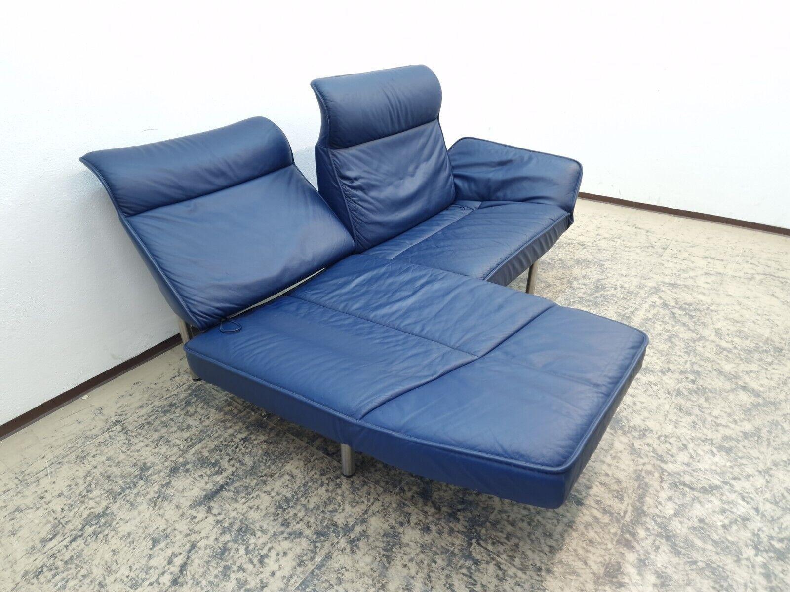 De Sede Ds 450 Blau Funktion Canapé  Verstellbar Wohnzimmer en vente 3