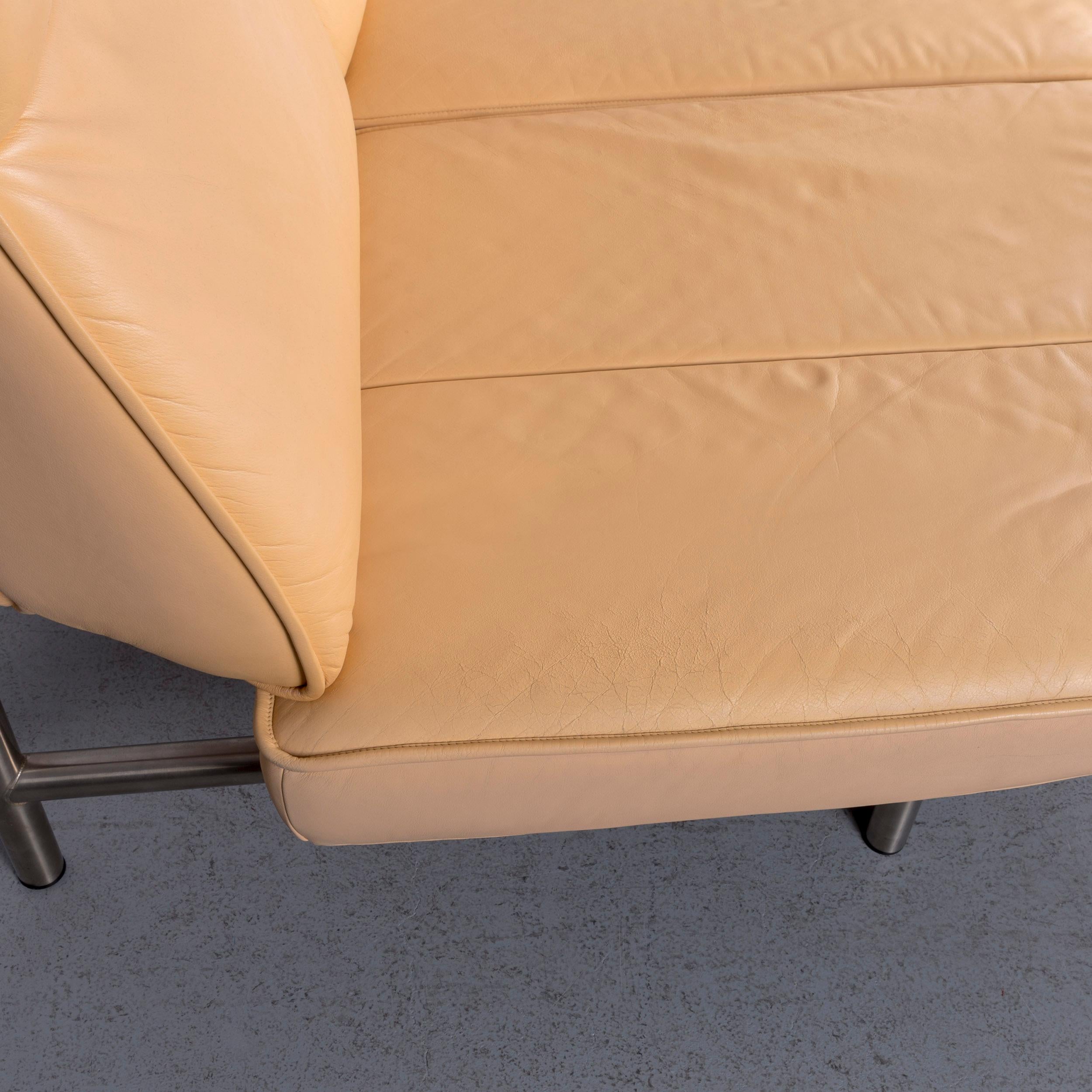 De Sede DS 450 Divano in pelle di design Beige Divano in vera pelle Funzione 3