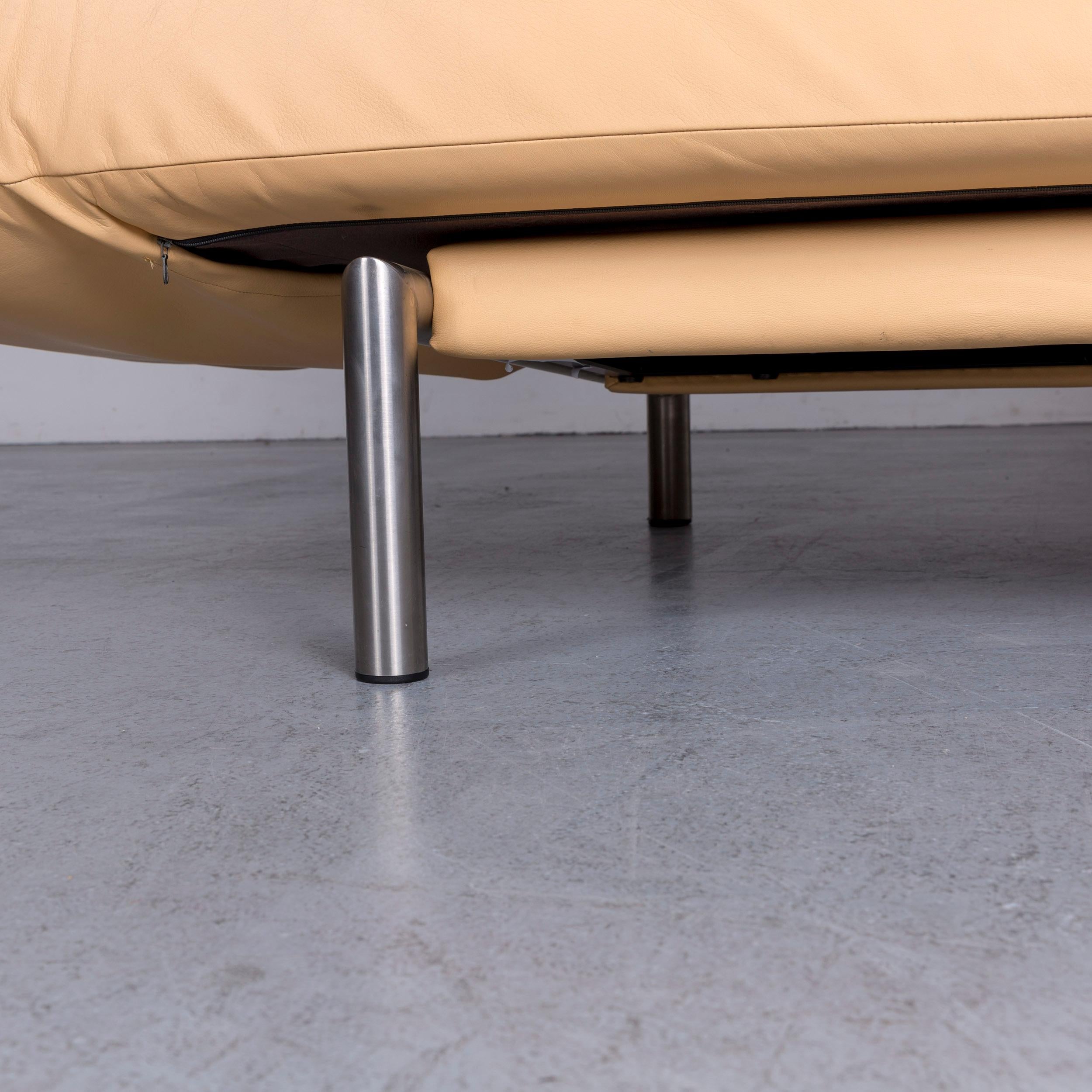 De Sede DS 450 Divano in pelle di design Beige Divano in vera pelle Funzione 4