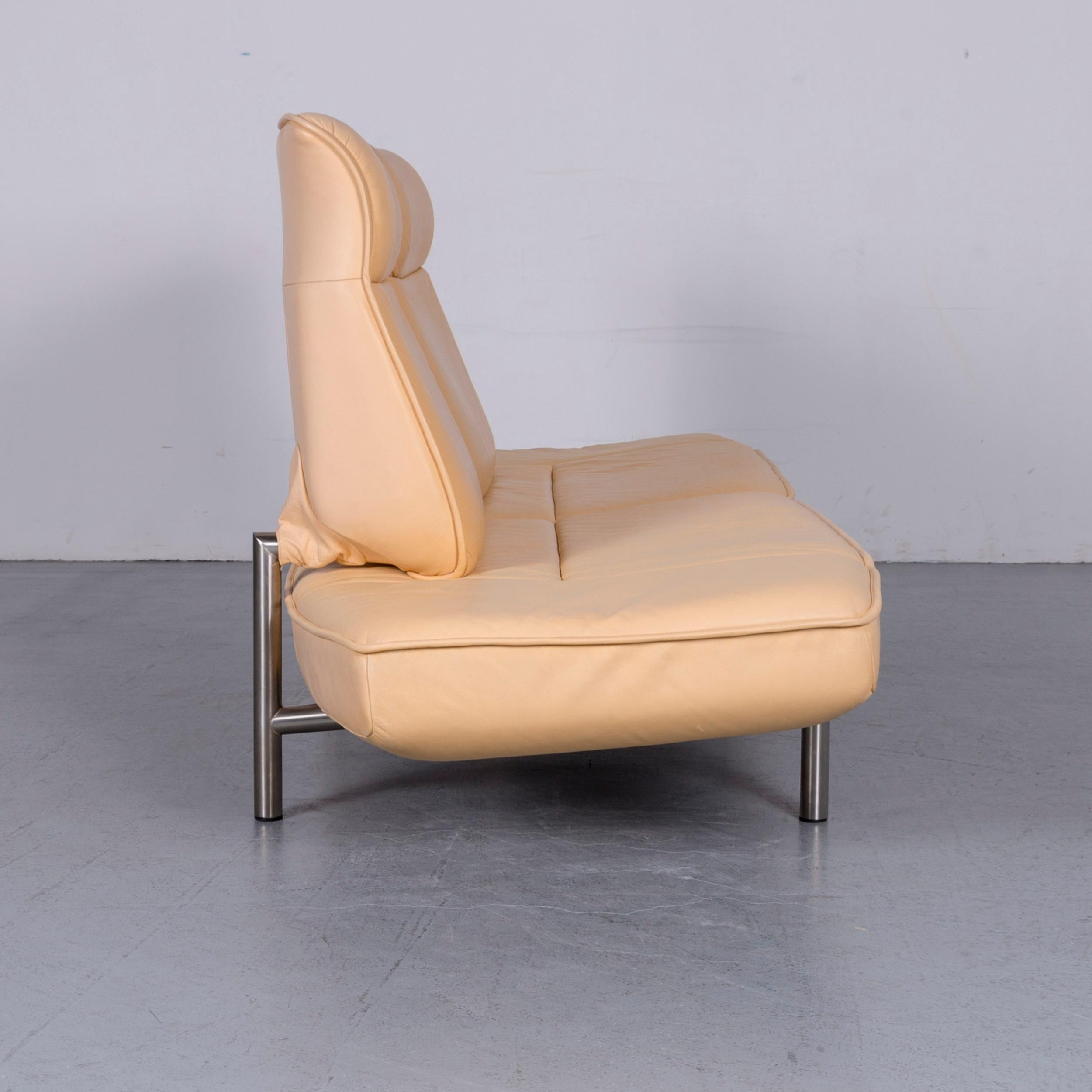 De Sede DS 450 Divano in pelle di design Beige Divano in vera pelle Funzione 6