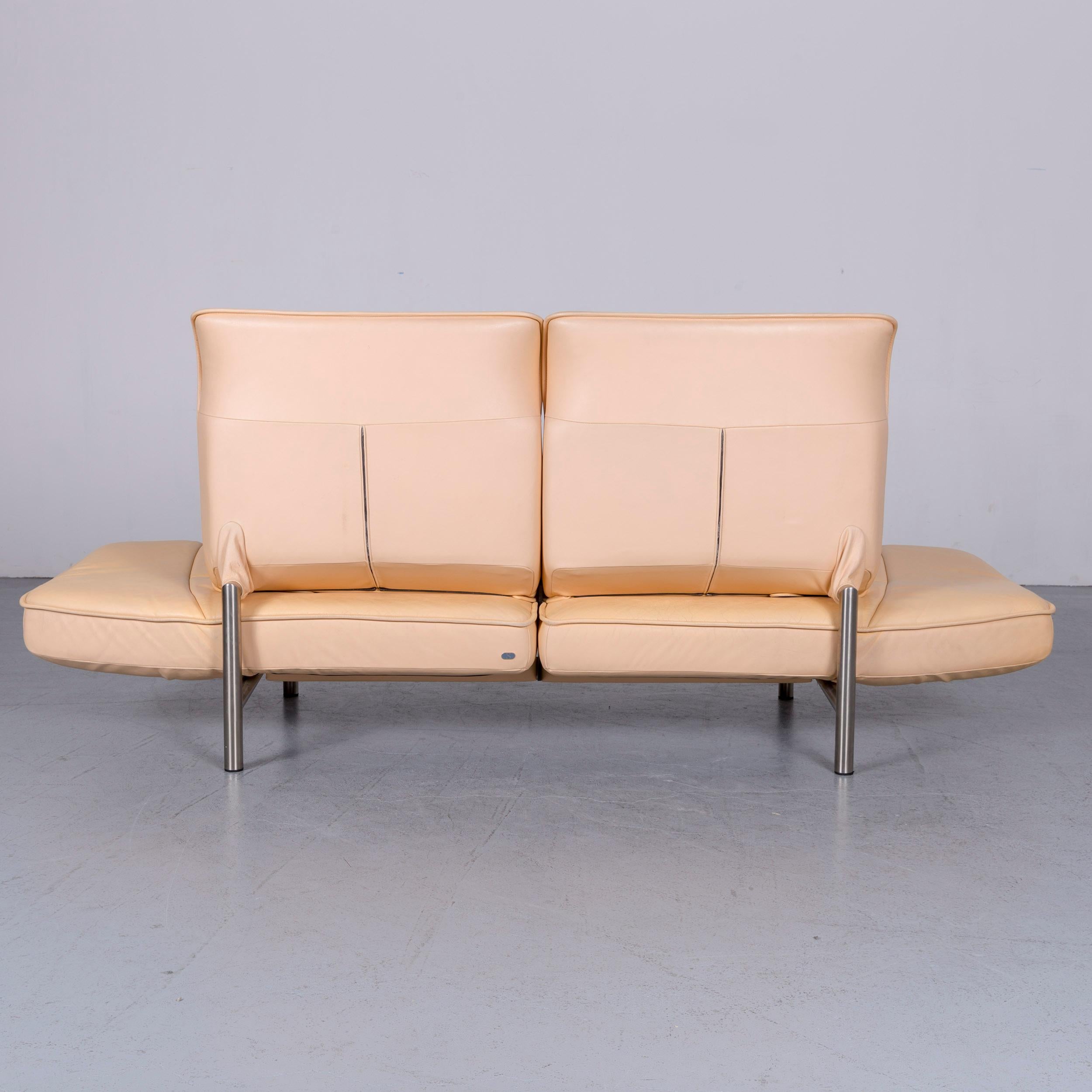 De Sede DS 450 Divano in pelle di design Beige Divano in vera pelle Funzione 7