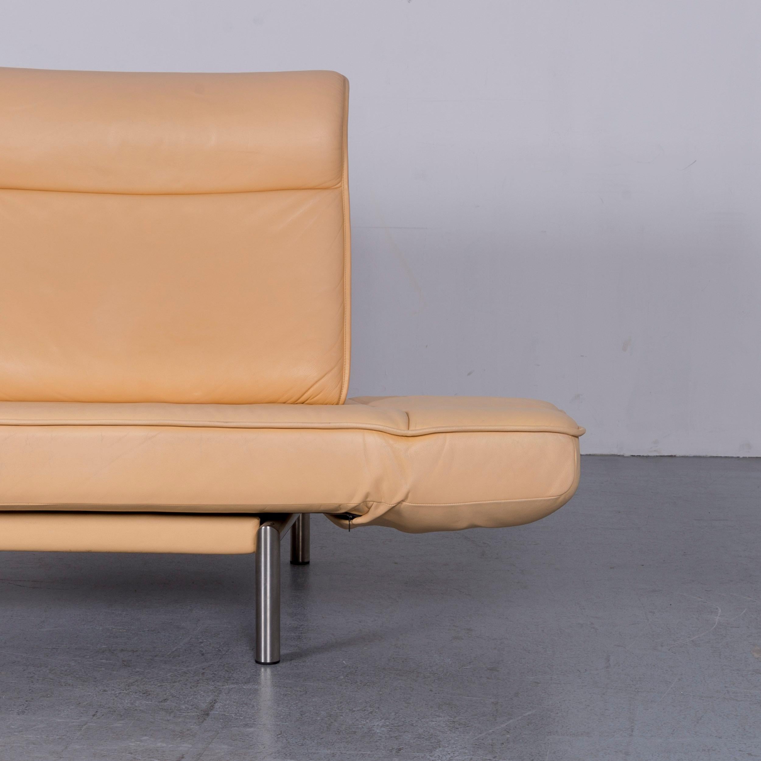 De Sede DS 450 Divano in pelle di design Beige Divano in vera pelle Funzione 1