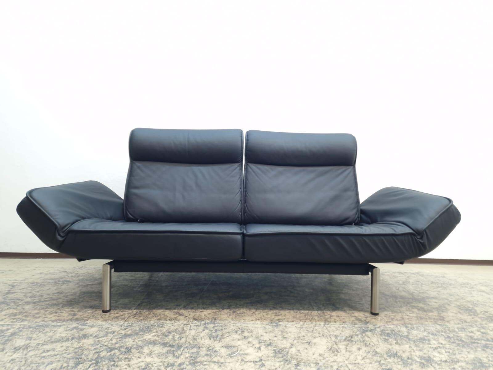 De Sede Ds 450 Funktion Sofa Verstellbar Liege Funktion Echtledersofa im Zustand „Gut“ in Garching a. d. Alz, DE