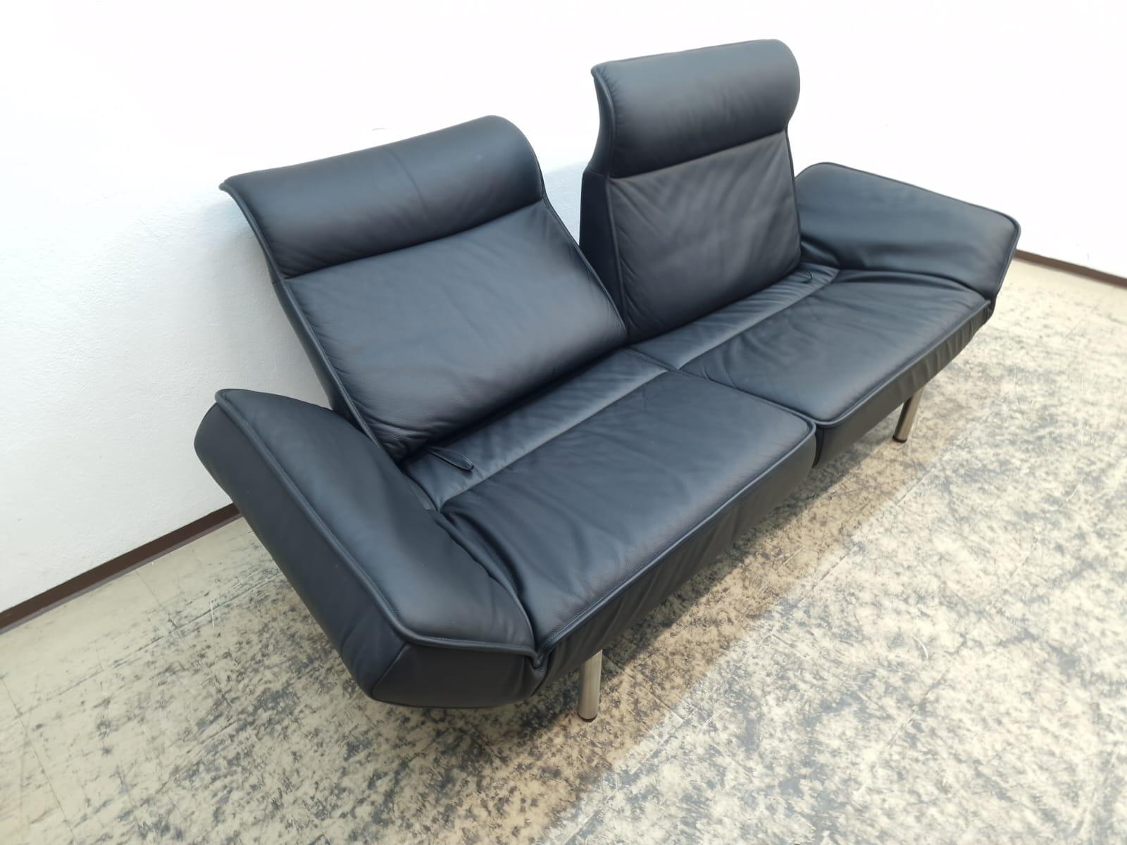 De Sede Ds 450 Funktion Sofa Verstellbar Liege Funktion Echtledersofa (21. Jahrhundert und zeitgenössisch)
