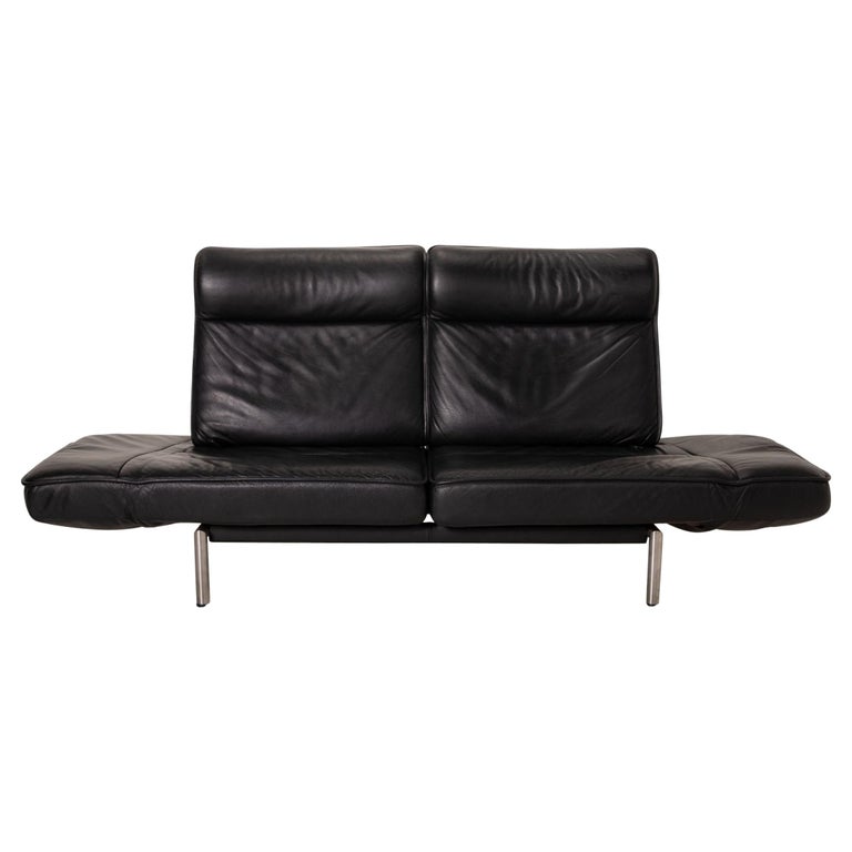 Aanbevolen voorjaar aangenaam De Sede DS 450 Leather Sofa Black Two-Seater Function For Sale at 1stDibs
