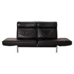 De Sede DS 450 Leather Sofa Black Two-Seater Function