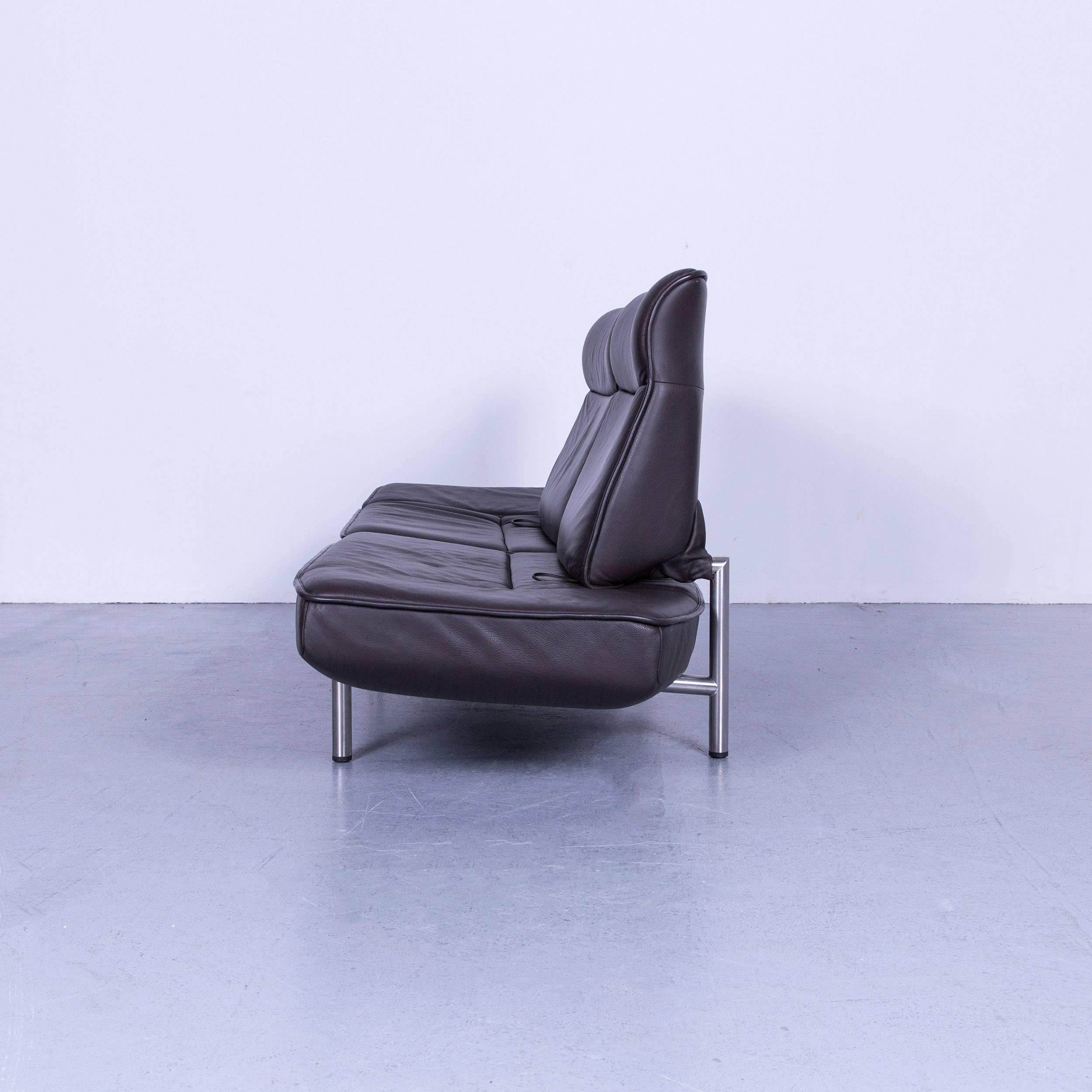De Sede DS 450 Leather Sofa Brown Two-Seat 4