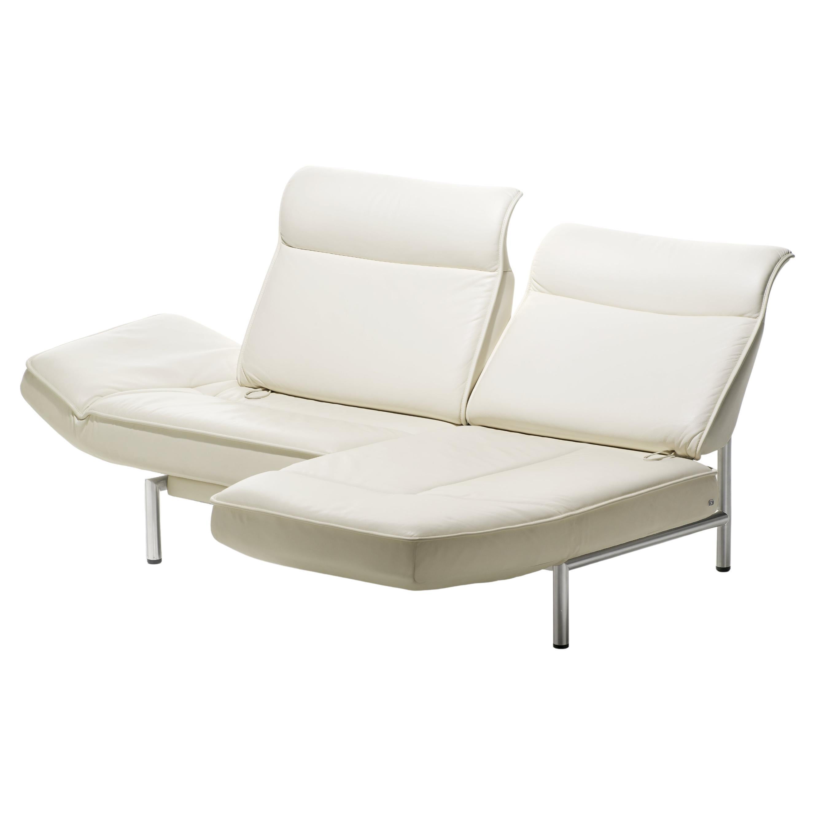 De Sede DS-450 Sofa in Off-White Upholstery by Thomas Althaus