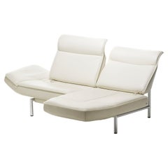 Divano De Sede DS-450 con rivestimento bianco sporco di Thomas Althaus