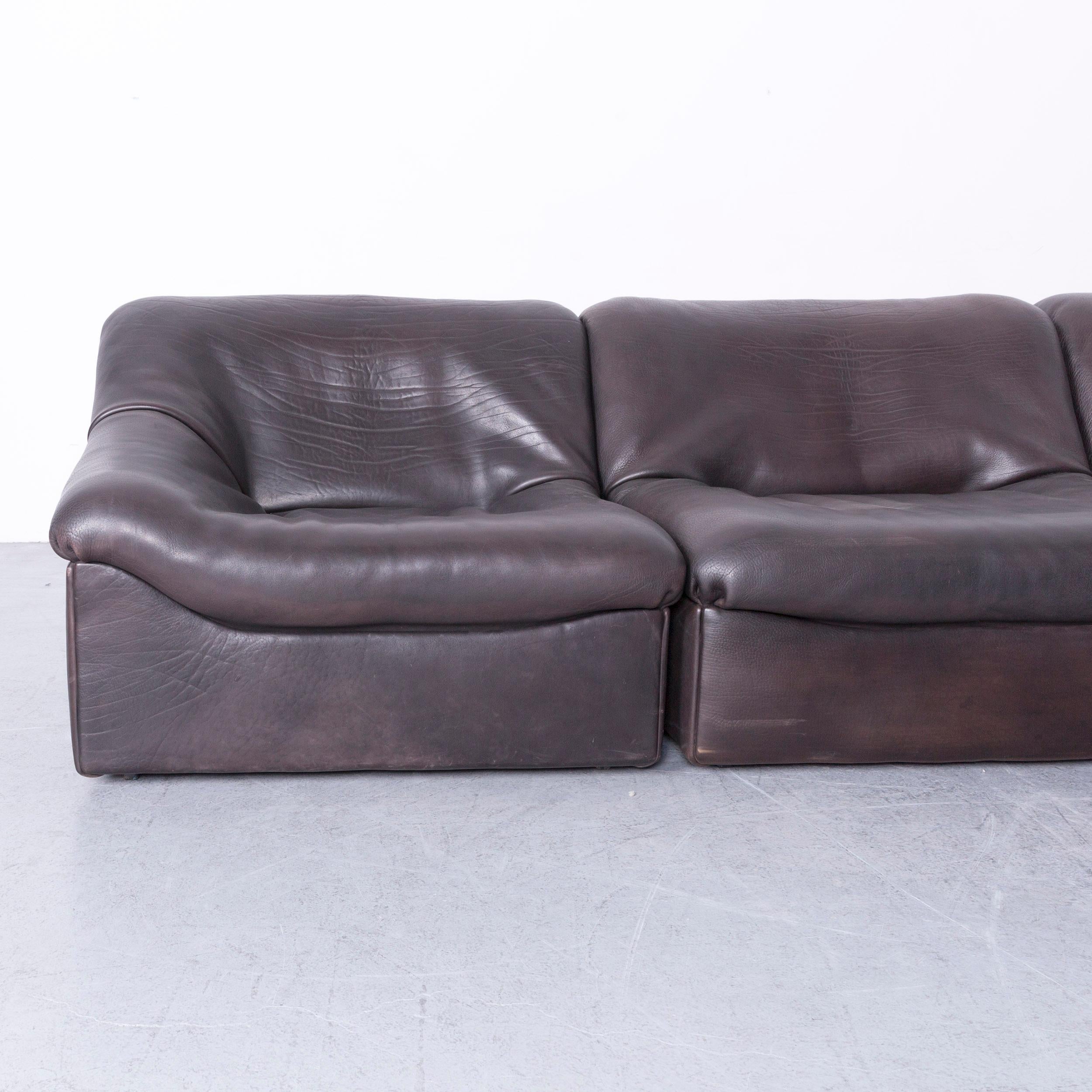 We bring to you a De Sede DS 46 Designer Leather Corner Sofa Brown Modular Function Couch 