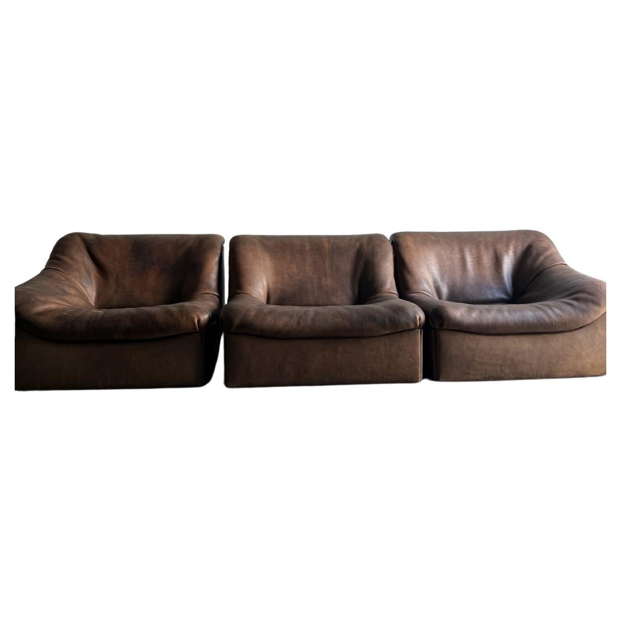 De Sede DS-46 Modular sofa, 3x units