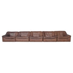 De Sede DS 46 modulares Sofa braun Büffelleder Schweiz 1960