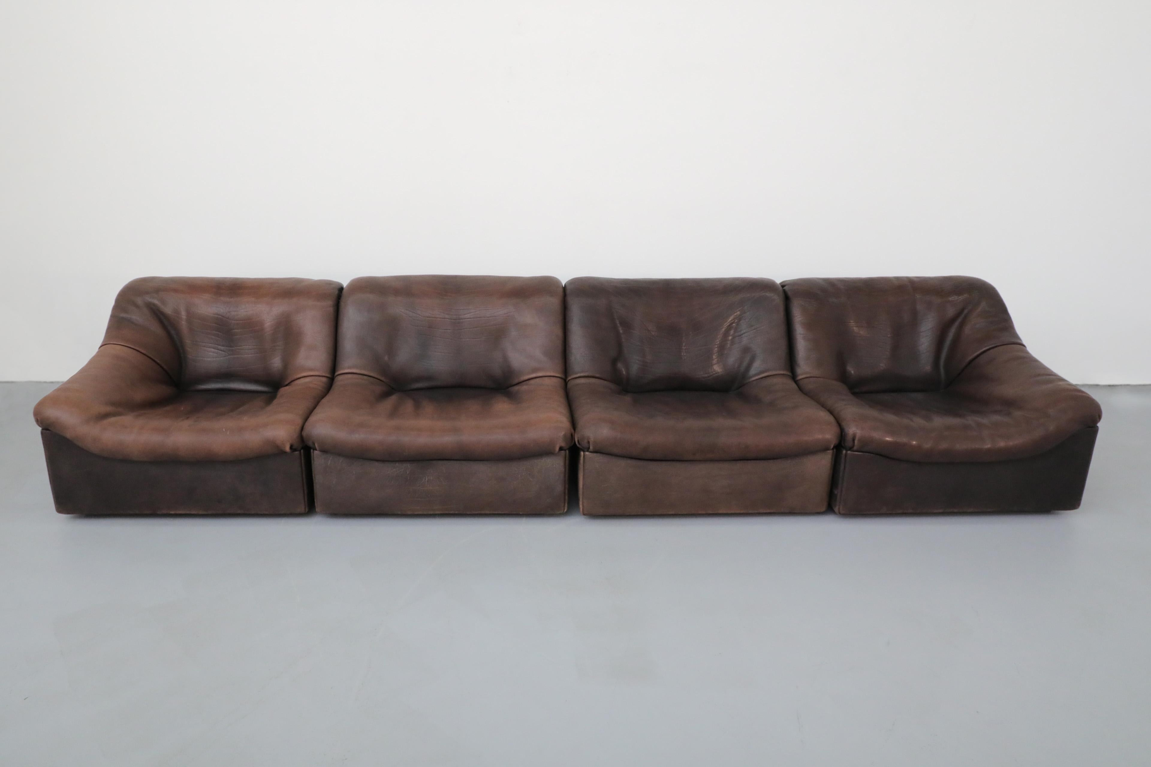 Modulares Sofa „DS-46“ von De Sede, Schweiz 1970er Jahre (Moderne der Mitte des Jahrhunderts) im Angebot