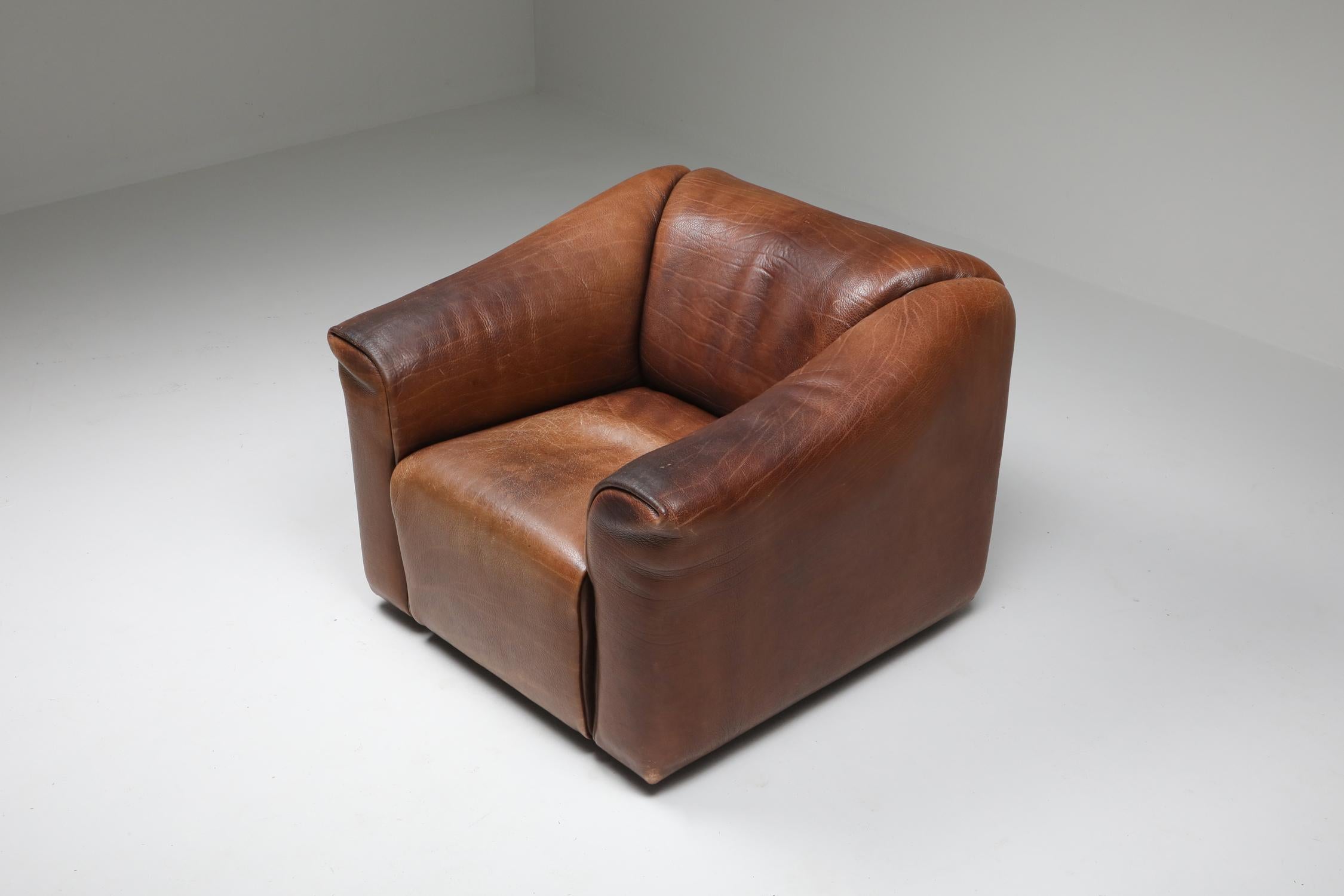 De Sede DS 47 Brown Leather Armchair 1