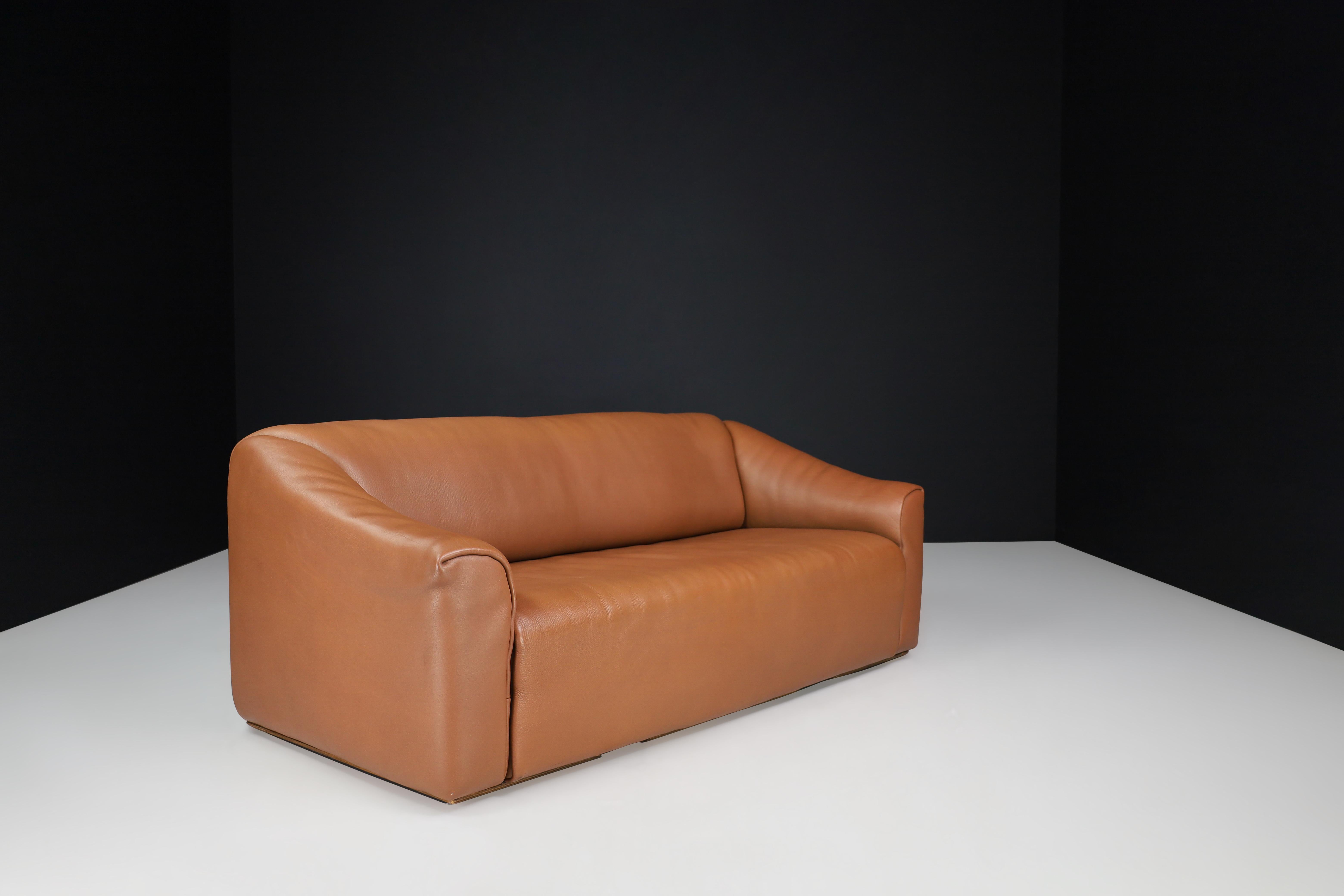 De Sede Ds-47 Brown Neck Leather Sofa from Switzerland, 1970s  For Sale 5