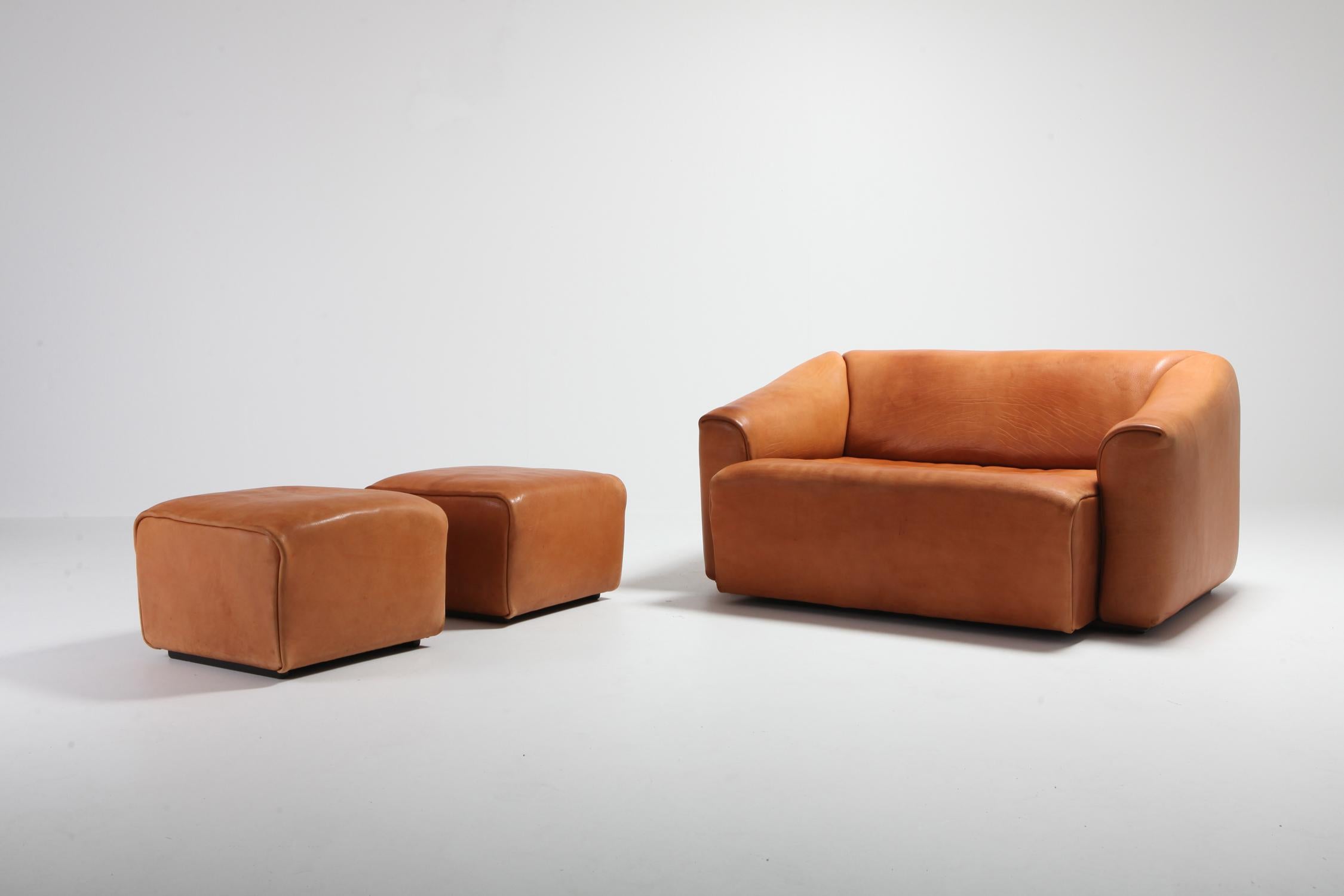De Sede DS 47 Cognac Leather Sofa 3