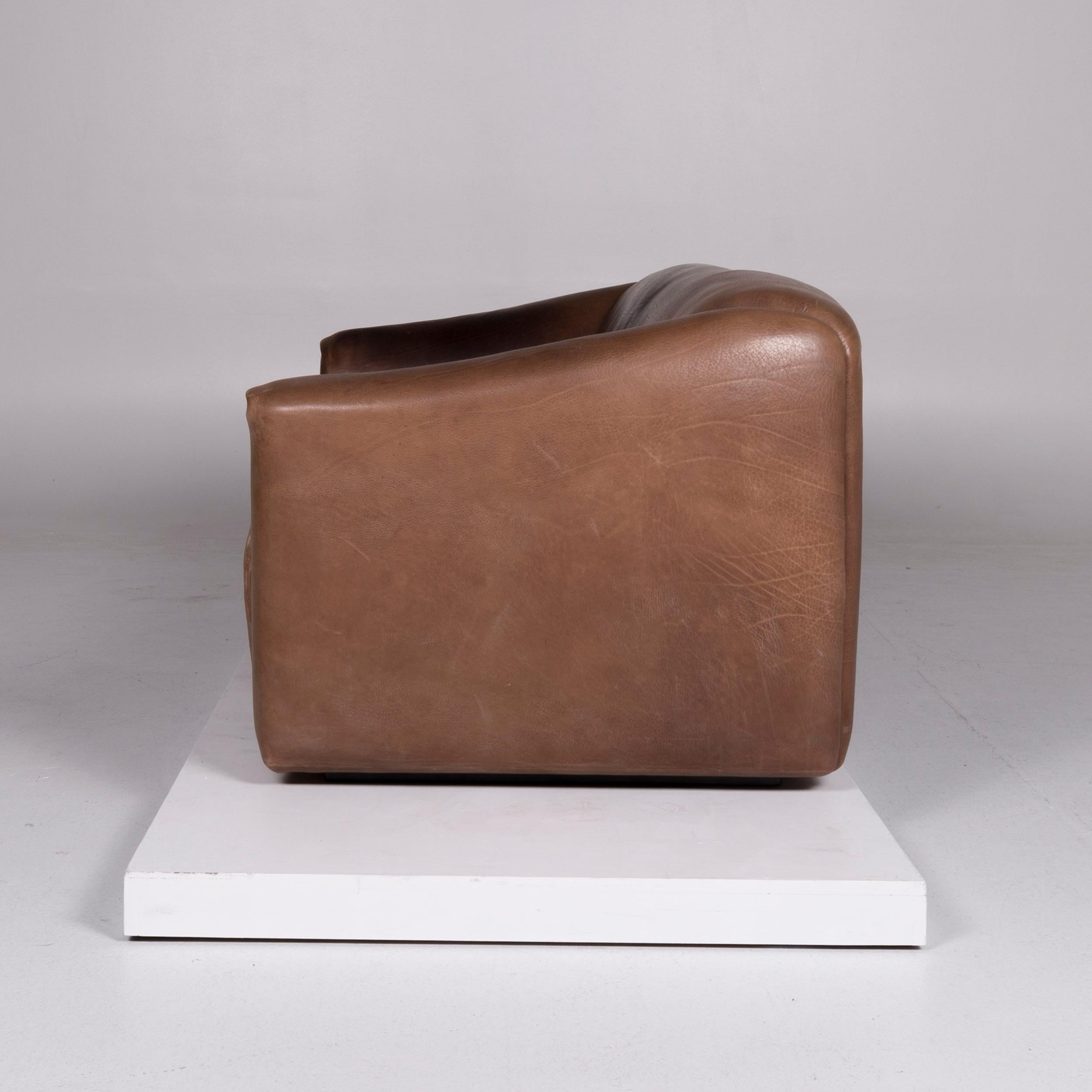De Sede Ds 47 Designer Leder Sofa Braun Zweisitzer For Sale 1