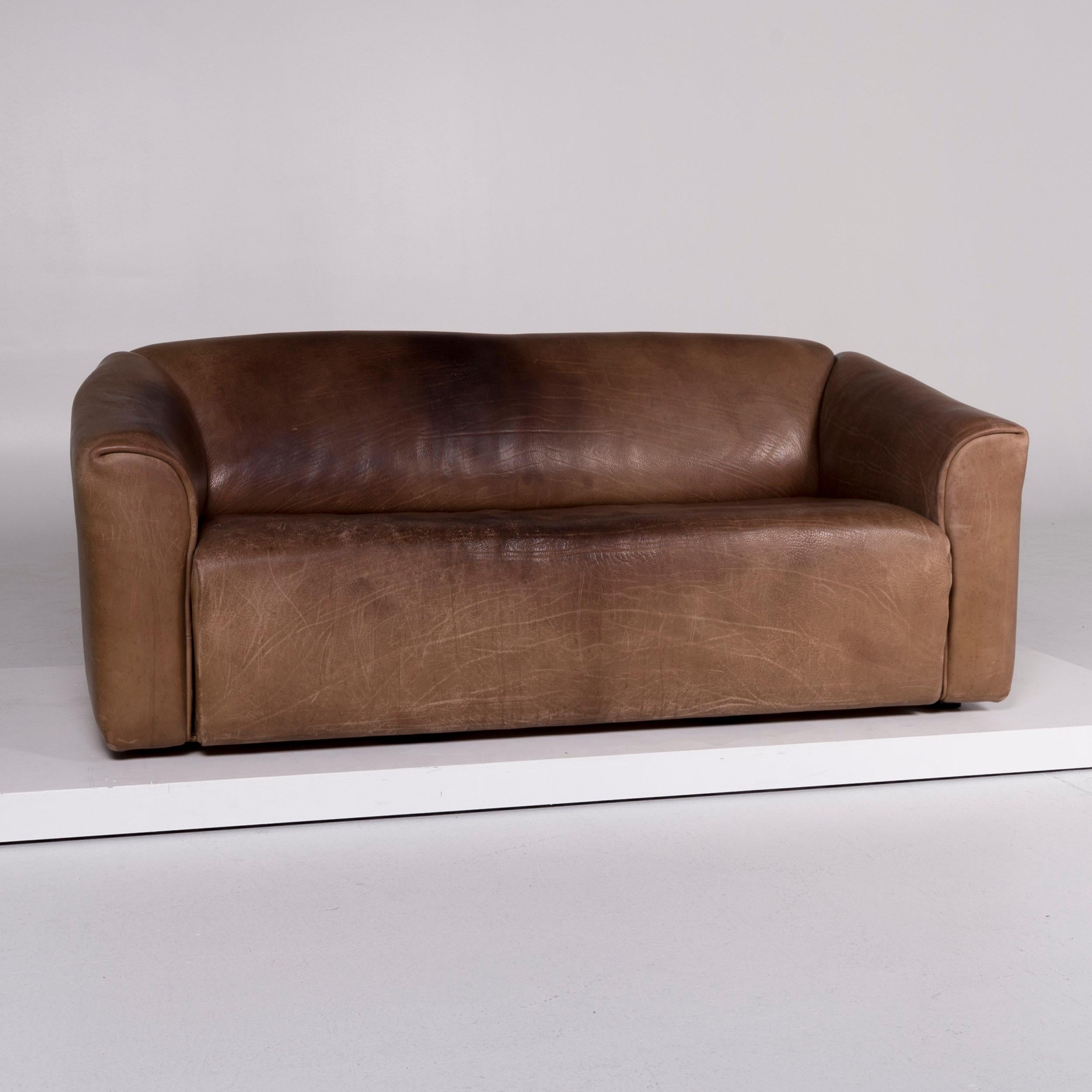 We bring to you a De Sede ds 47 designer Leder sofa braun Zweisitzer.

 Product measurements in centimeters:
 
Depth: 91
Width: 183
Height: 86
Seat-height: 41
Rest-height: 62
Seat-depth: 55
Seat-width: 135
Back-height: 36.

 