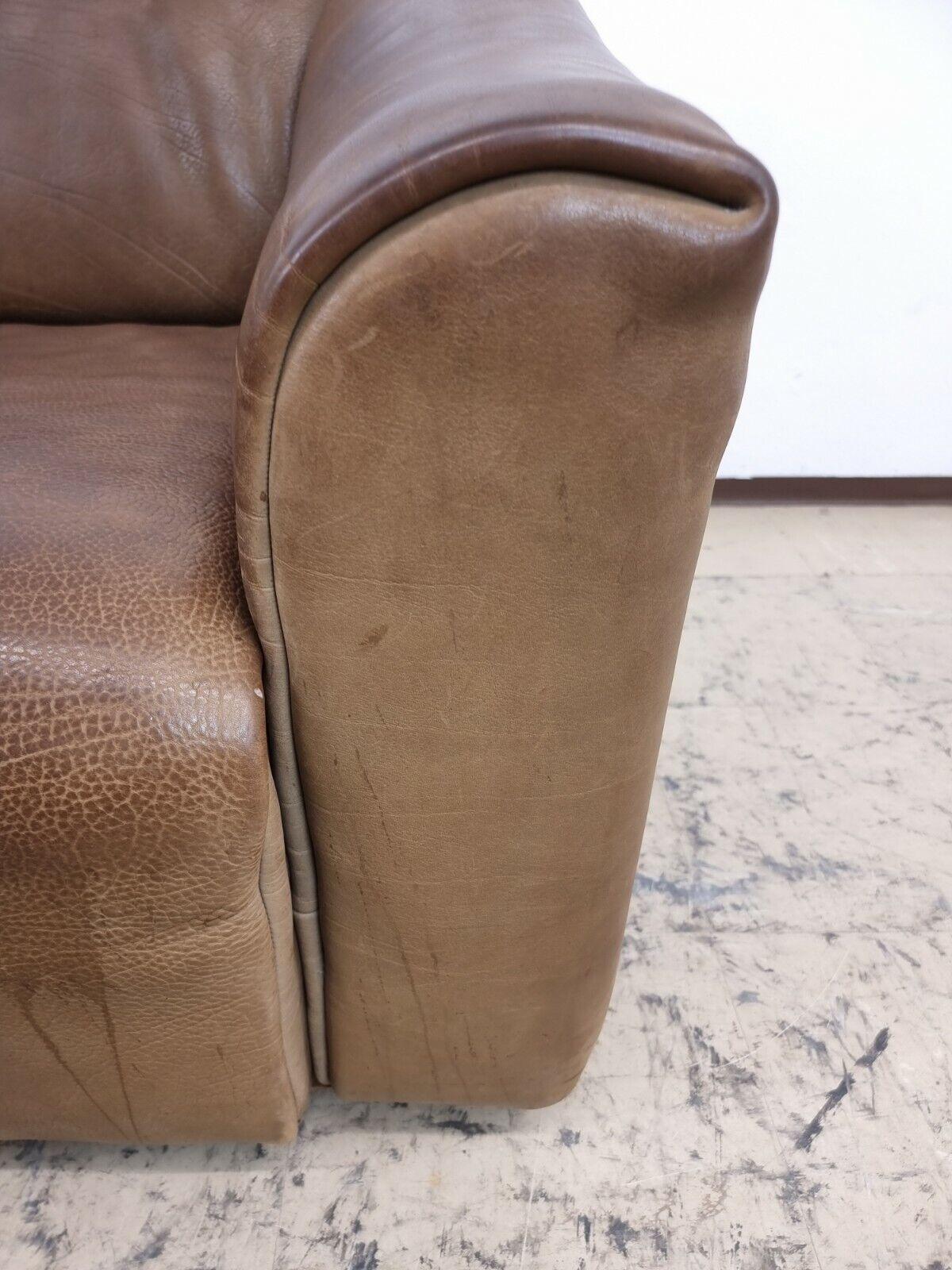 De Sede ds 47 Designersofa Echtledersofa Echtledercouch desede in braun Braun en vente 4