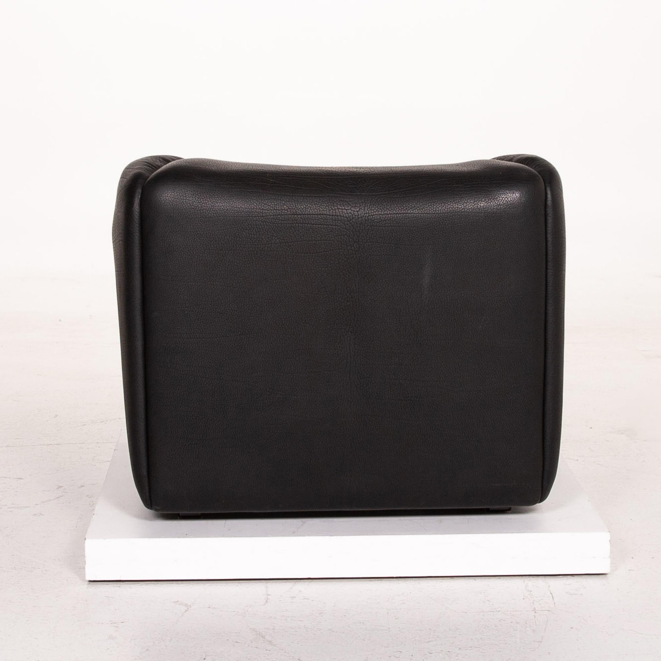 De Sede DS 47 Leather Armchair Black For Sale 4