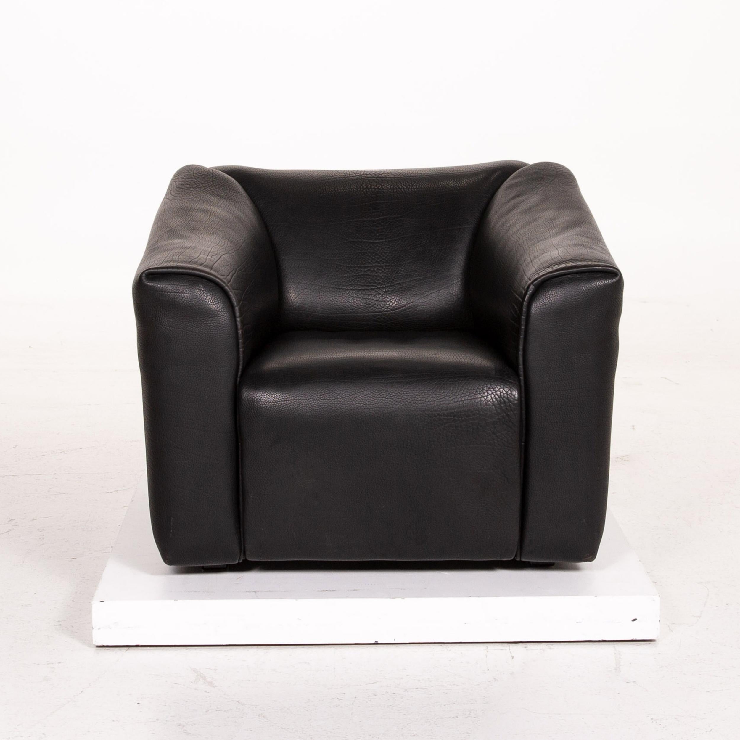De Sede DS 47 Leather Armchair Black For Sale 1