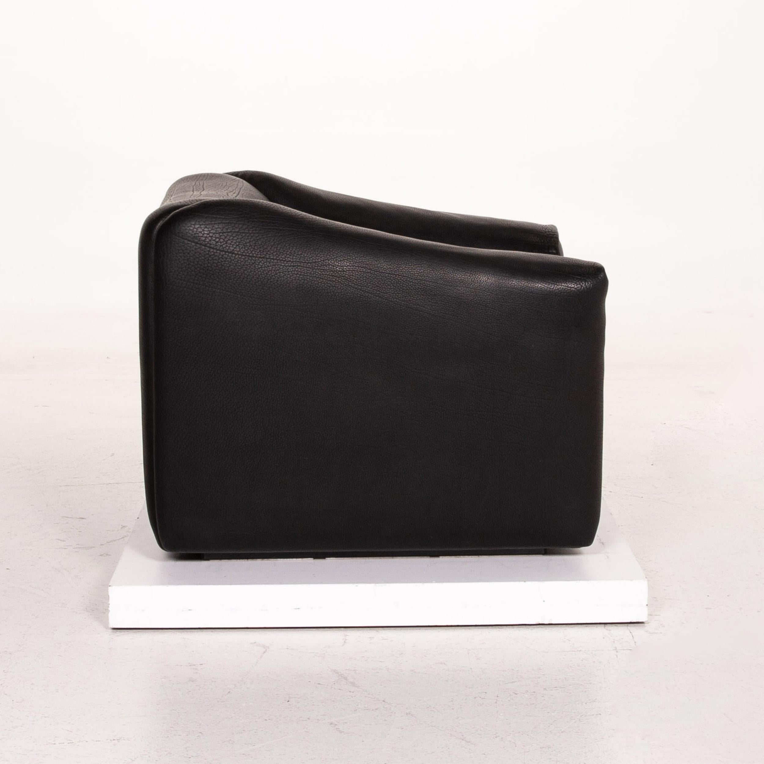 De Sede DS 47 Leather Armchair Black For Sale 3